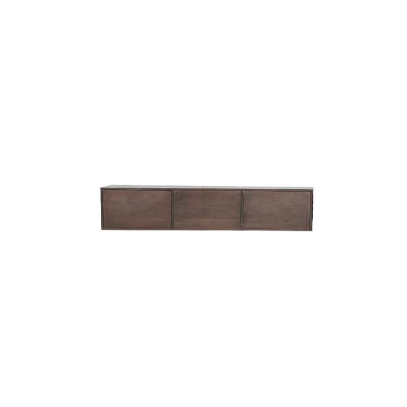 Zwevend TV-meubel Vision Walnut | 160 cm