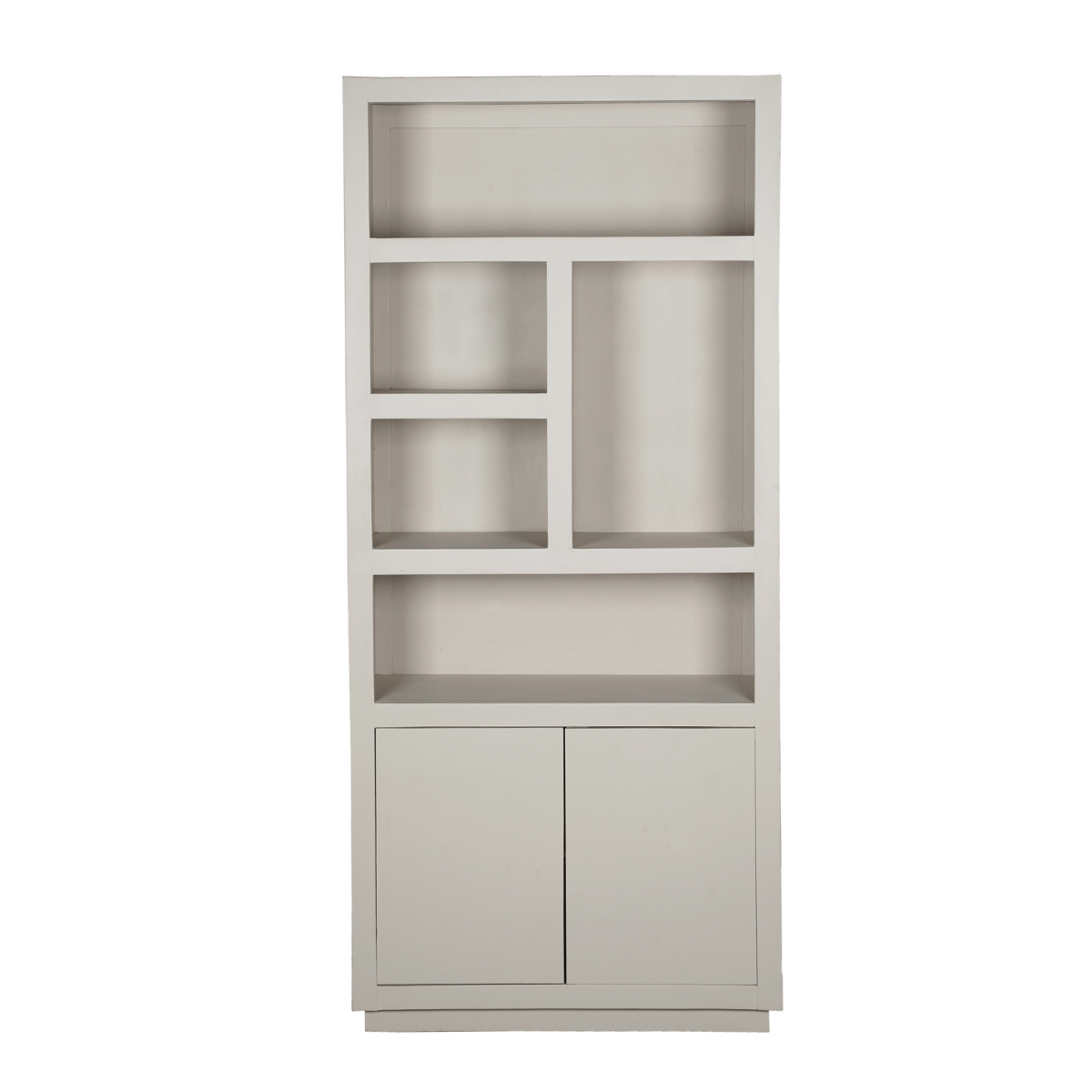 Bookcase Brussels | 5 compartments - 2 doors