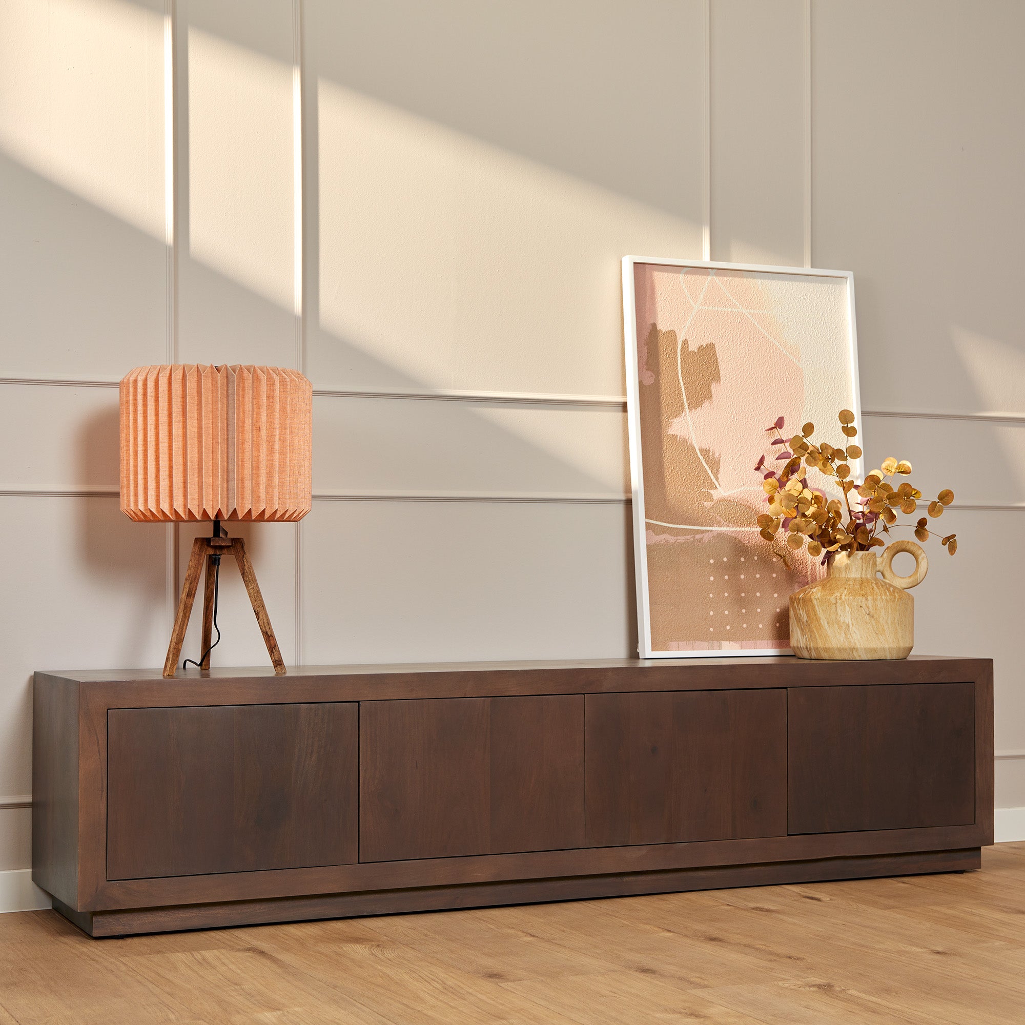 TV-meubel Brussel Walnut | 200 cm