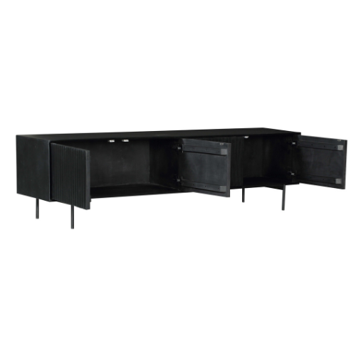 TV-meubel Madison Black | 210 cm