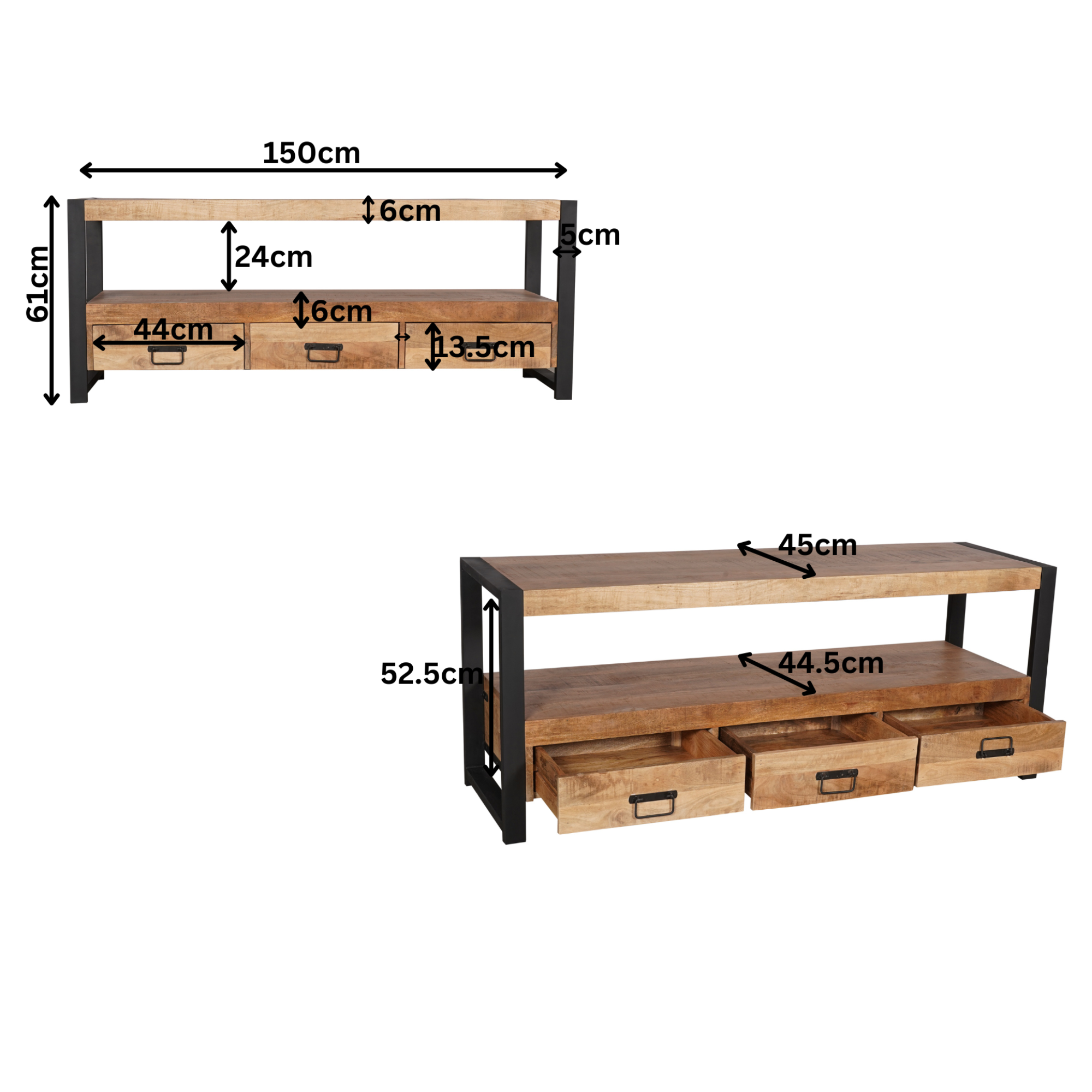 TV-meubel Boaz | 150 cm