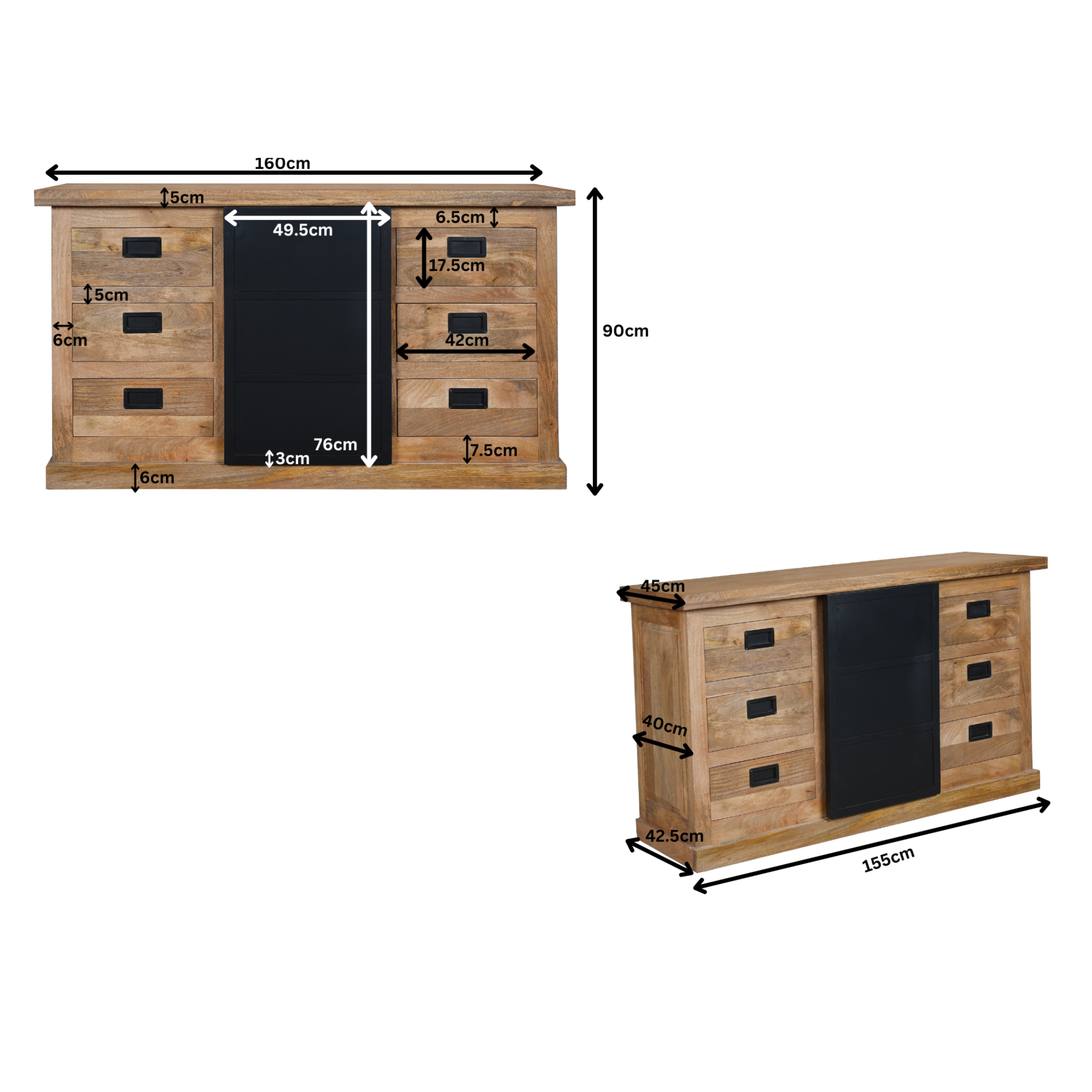 Nashville Dressoir | 160 cm