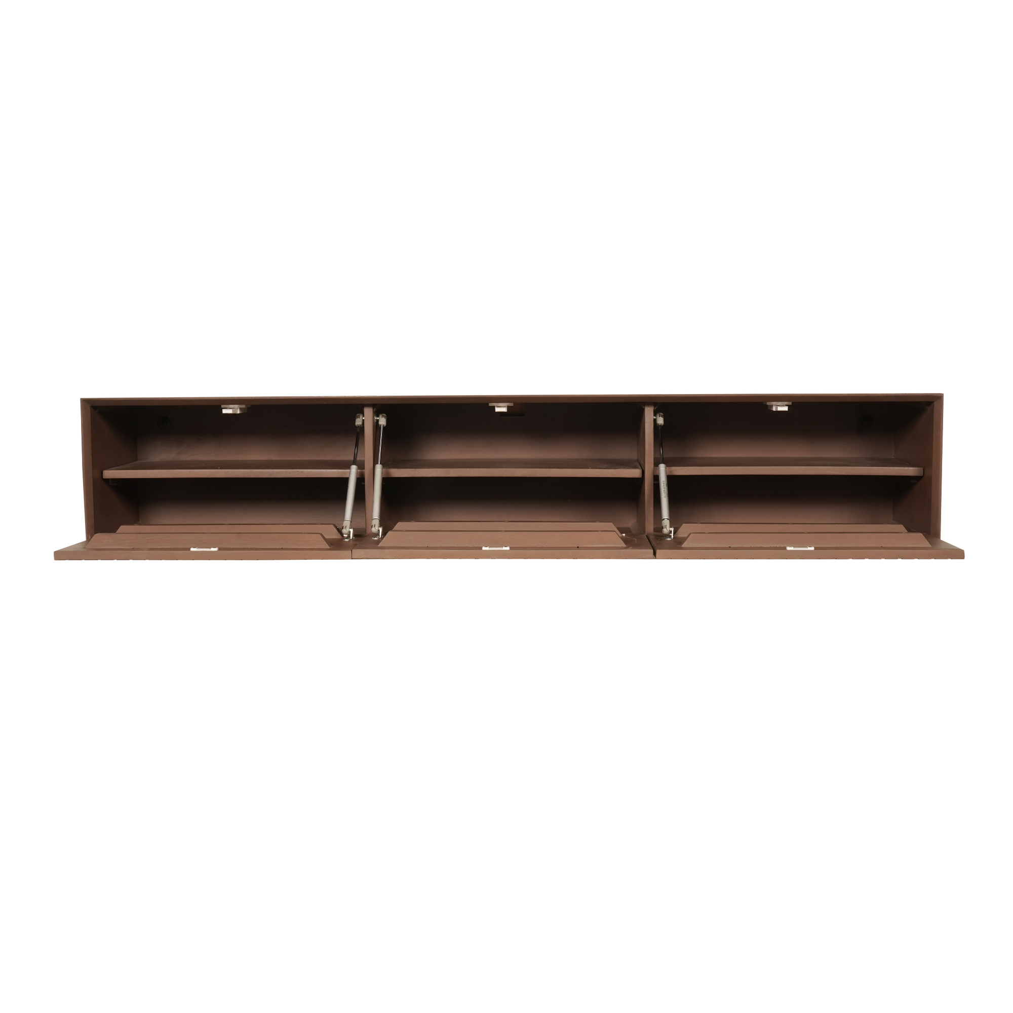 Zwevend TV-meubel Madison Walnut | 160 cm