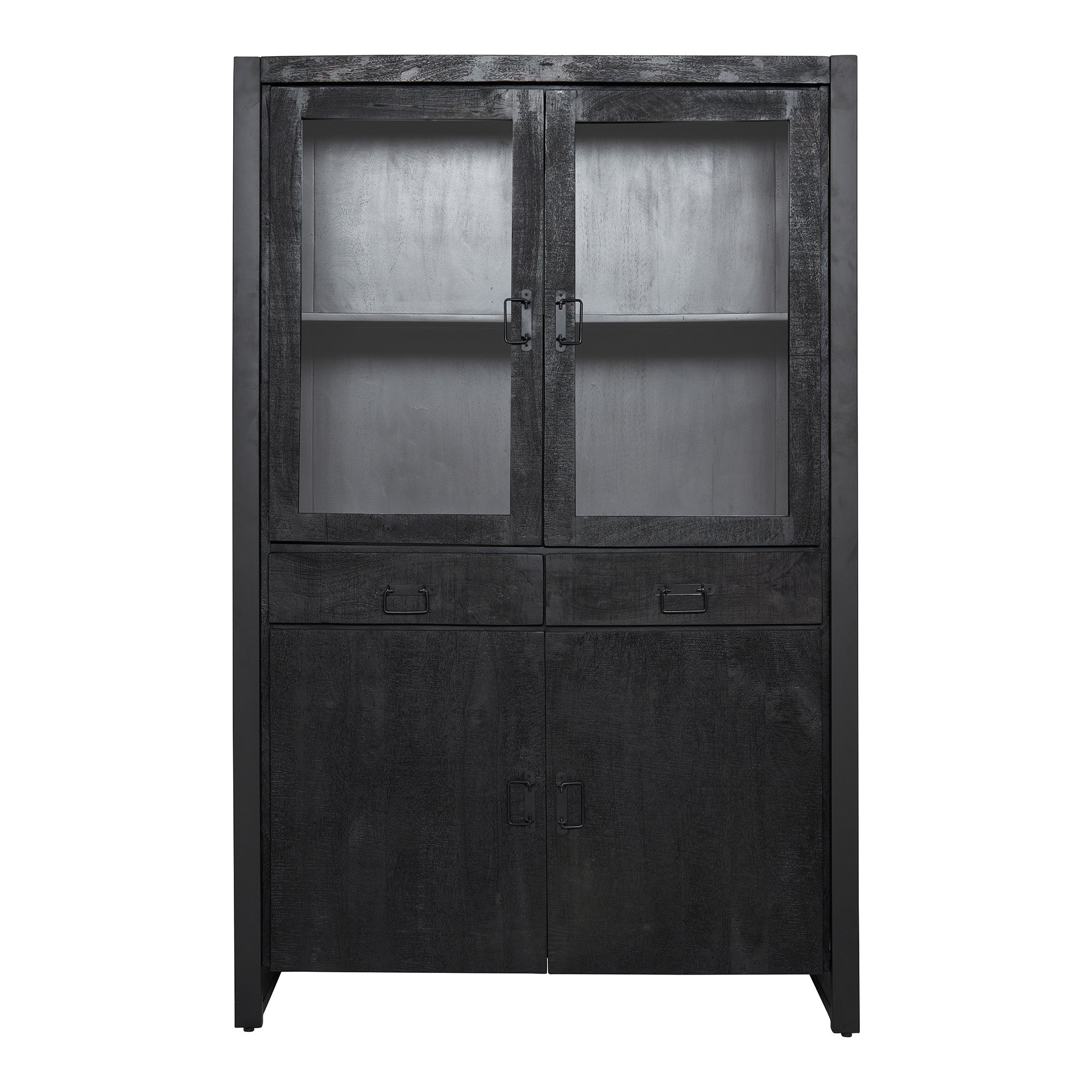 display cabinet Natural | Boaz | Mango wood | 115 x 115 x 180(h)