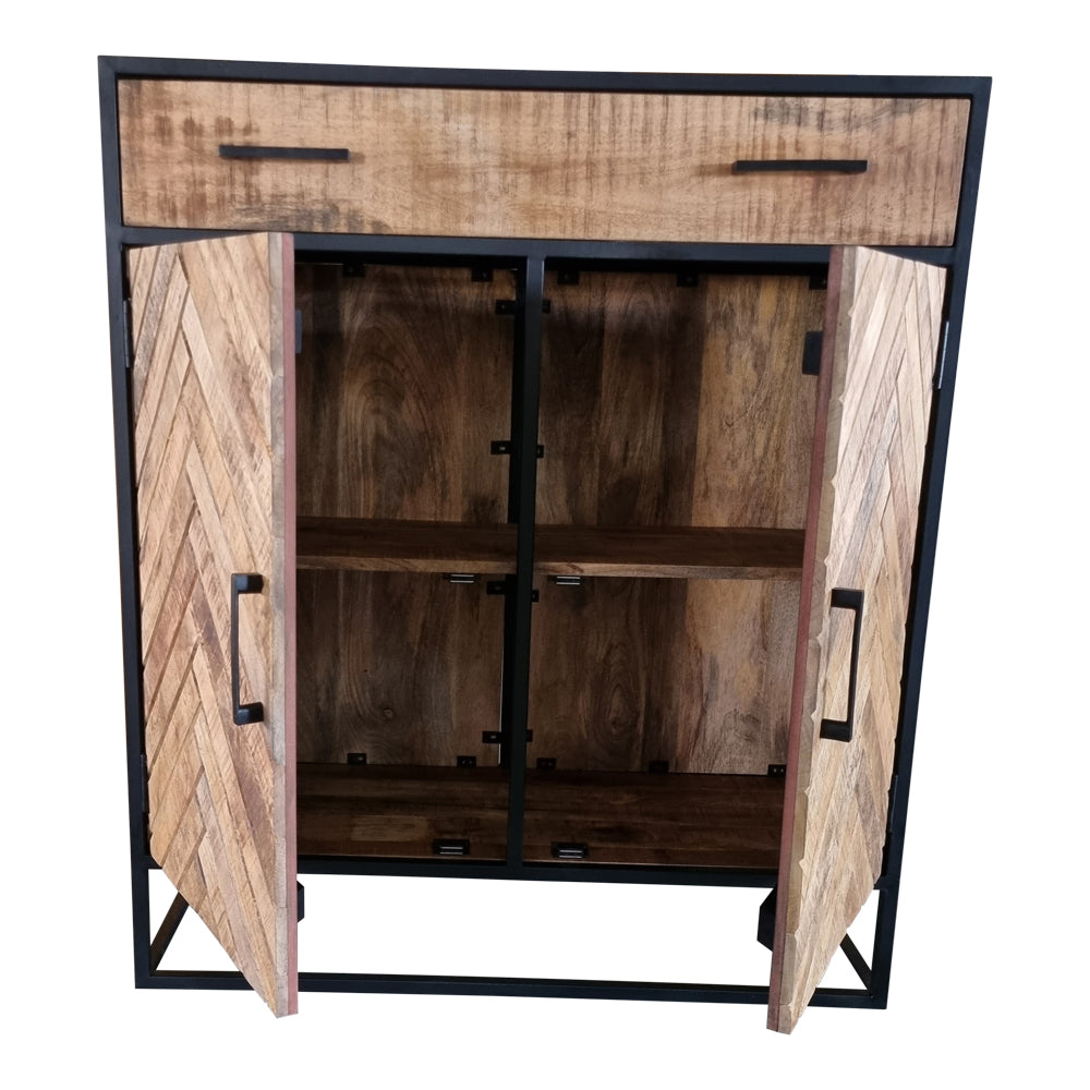 Cabinet Natural | Arlington | Mango wood | 100 x 100 x 115(h)