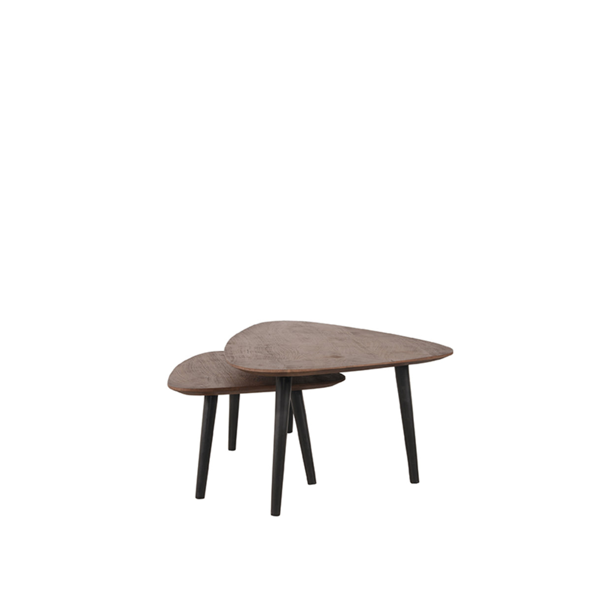 LABEL51 Coffee table Rock - Espresso - Mango wood