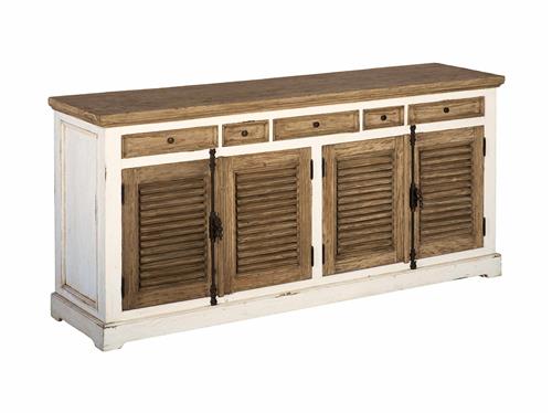 Amanda Sideboard with 5 drawers and 4 doors | Pine wood |