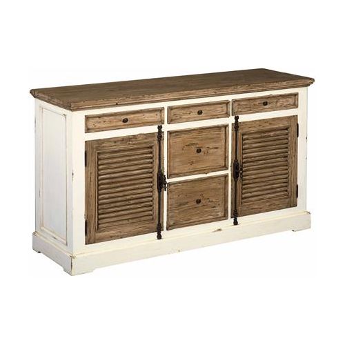 Amanda Sideboard with 5 drawers and 2 doors | Pine wood |