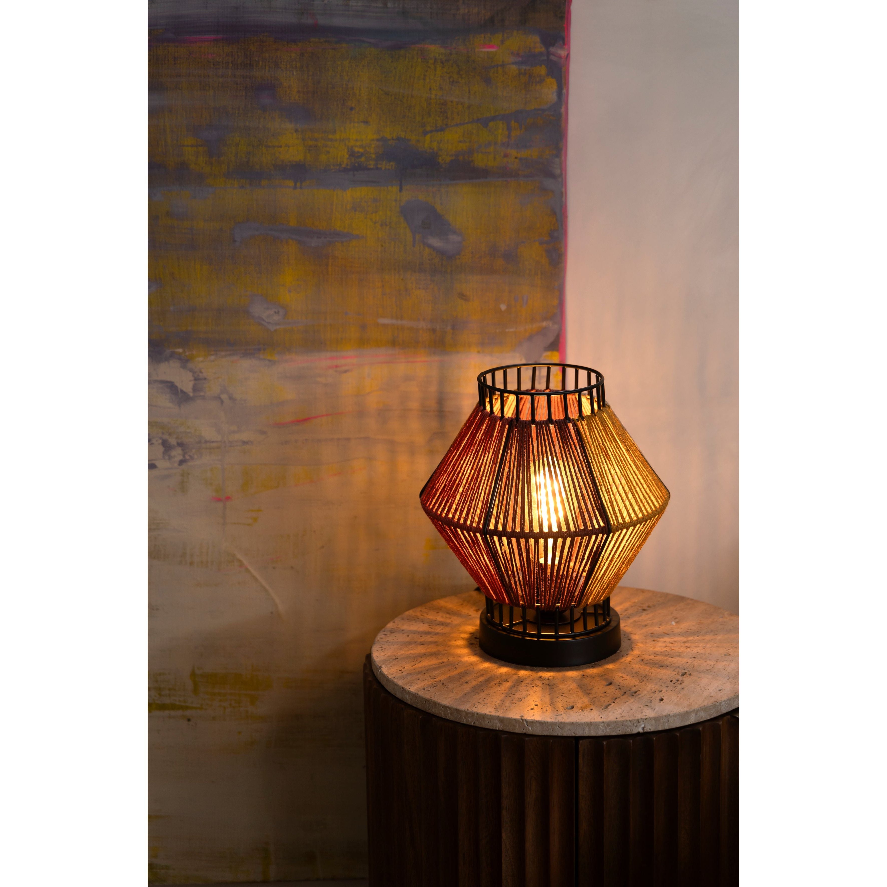 Table lamp surya rope