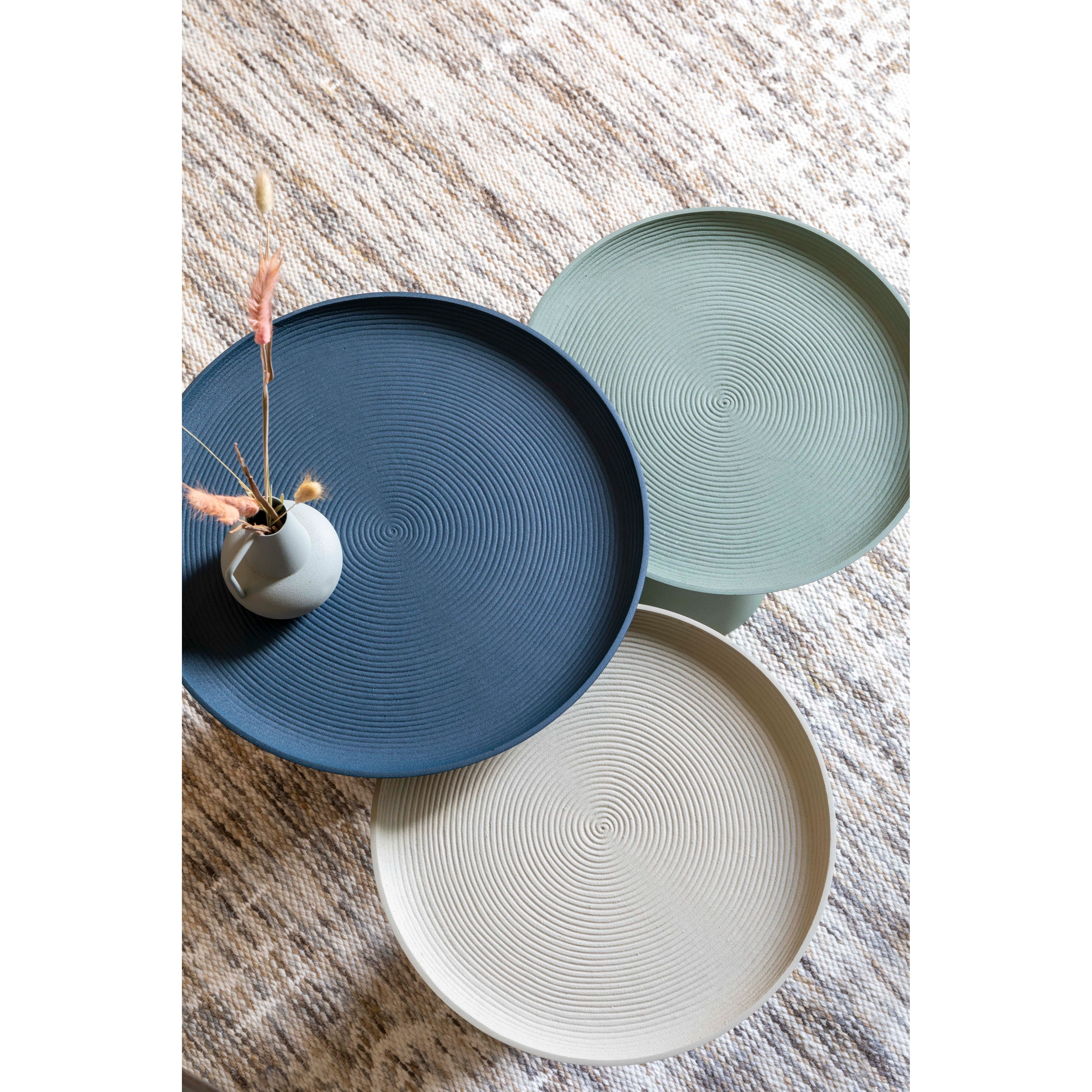 Sidetable ringar large blue