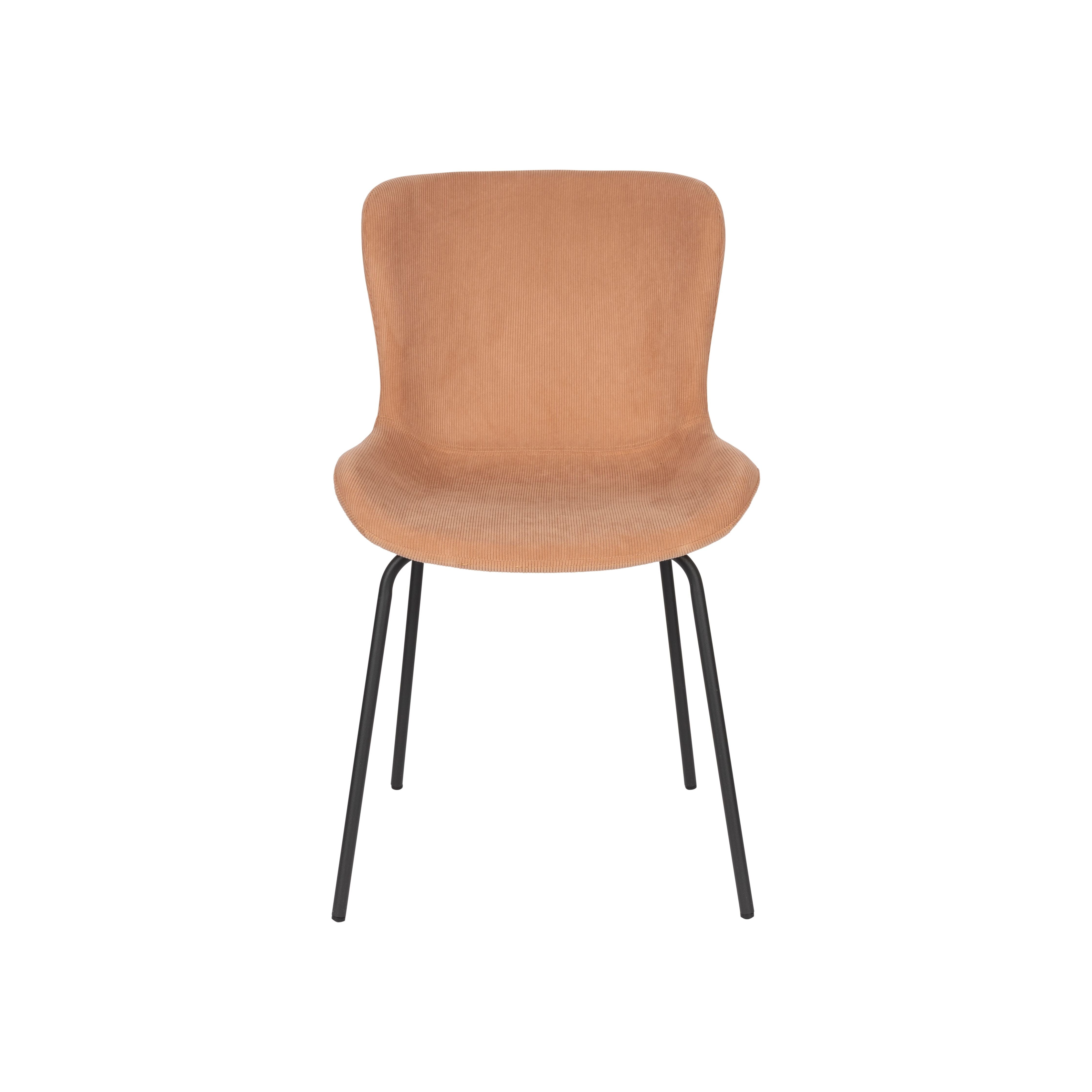 Chair junzo rib old pink | 2 pieces