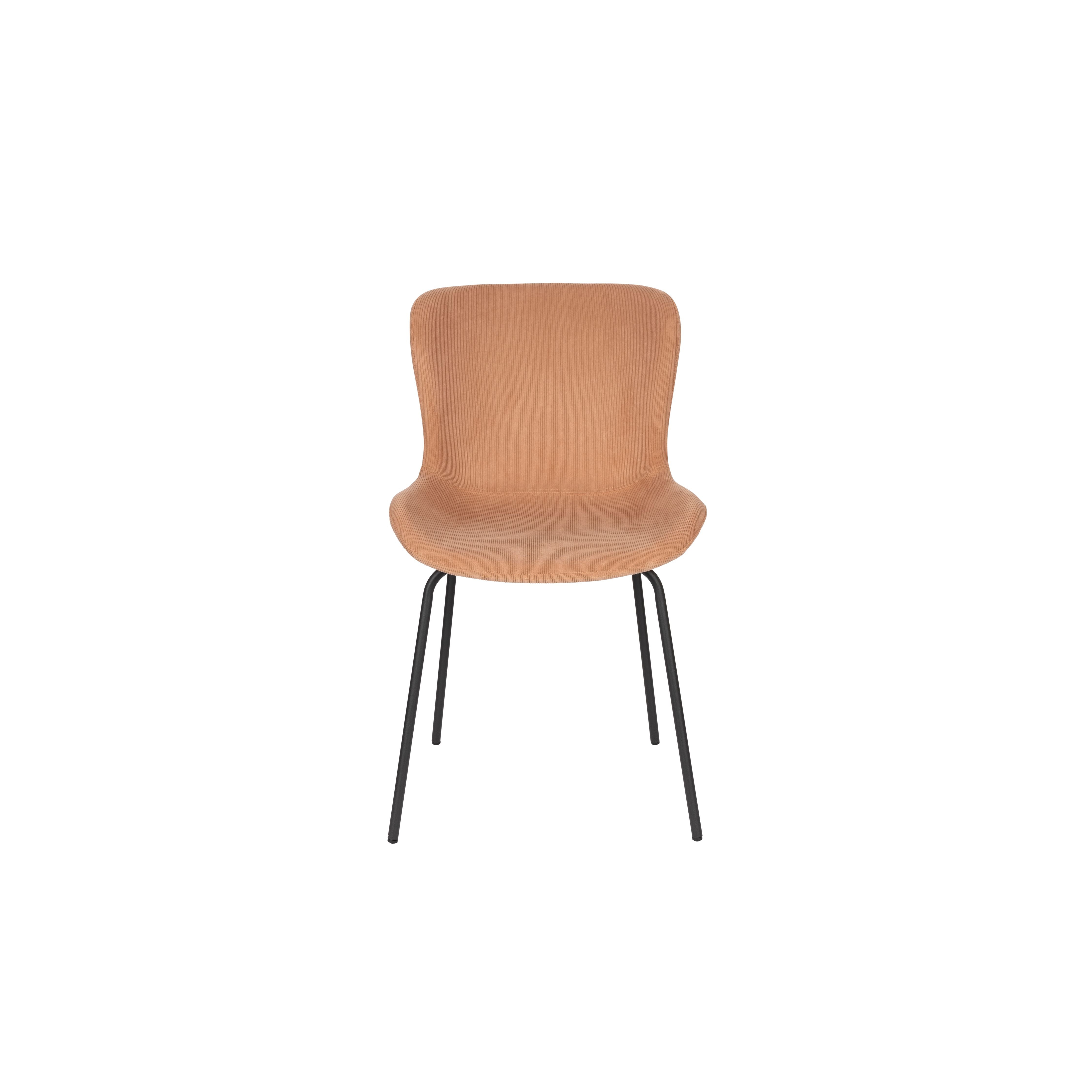 Chair junzo rib old pink | 2 pieces
