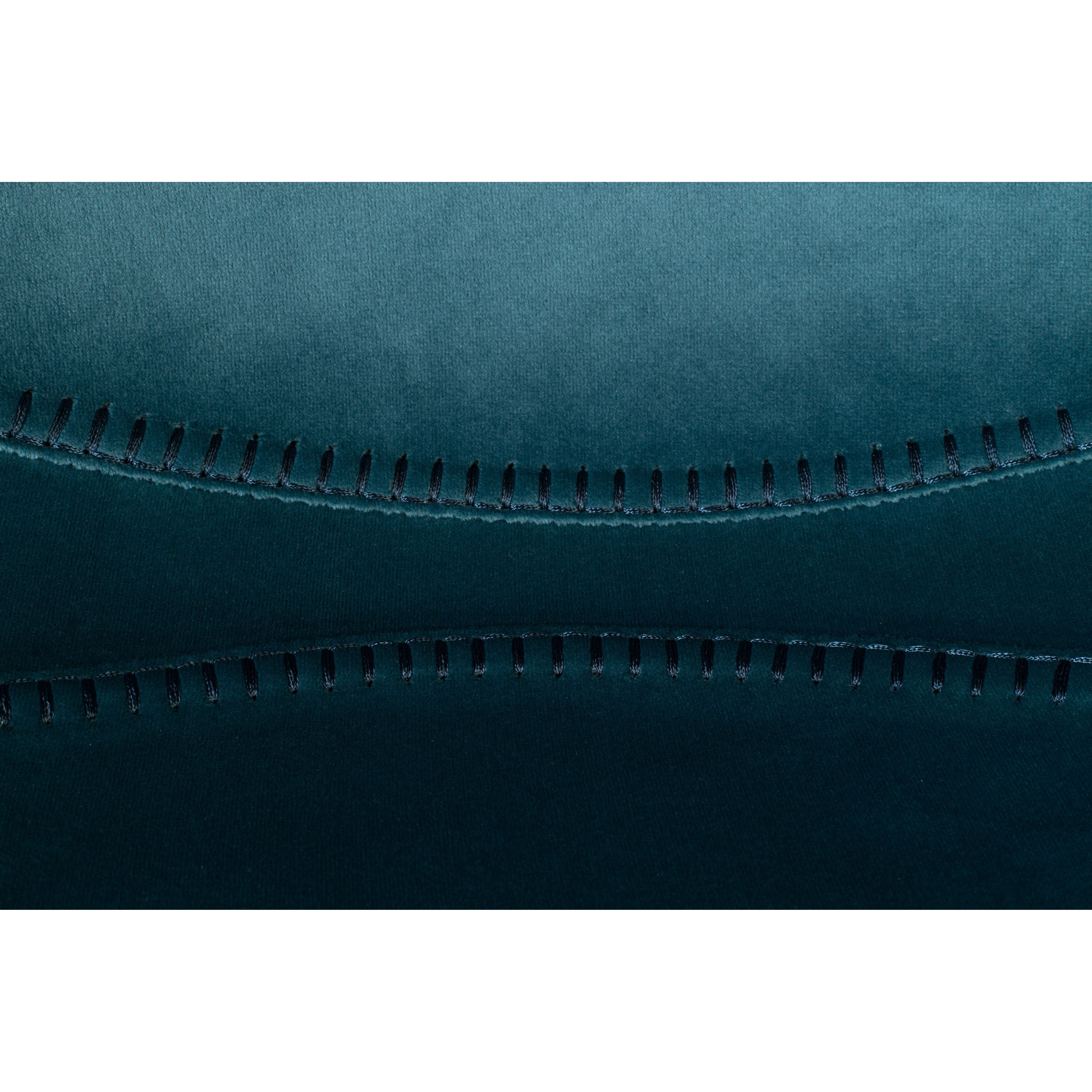 Barkruk franky velvet petrol