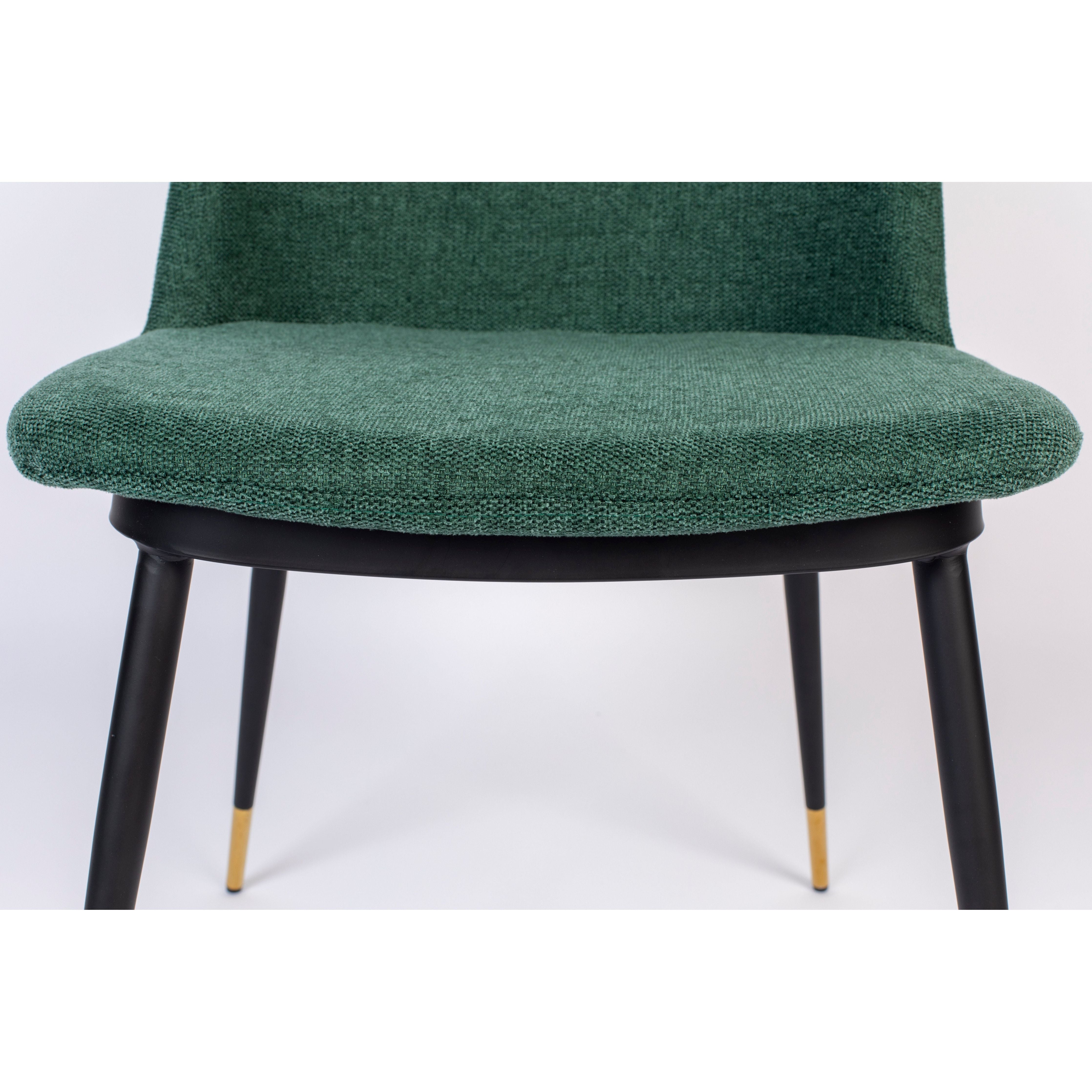 Chair lionel dark green fr | 2 pieces
