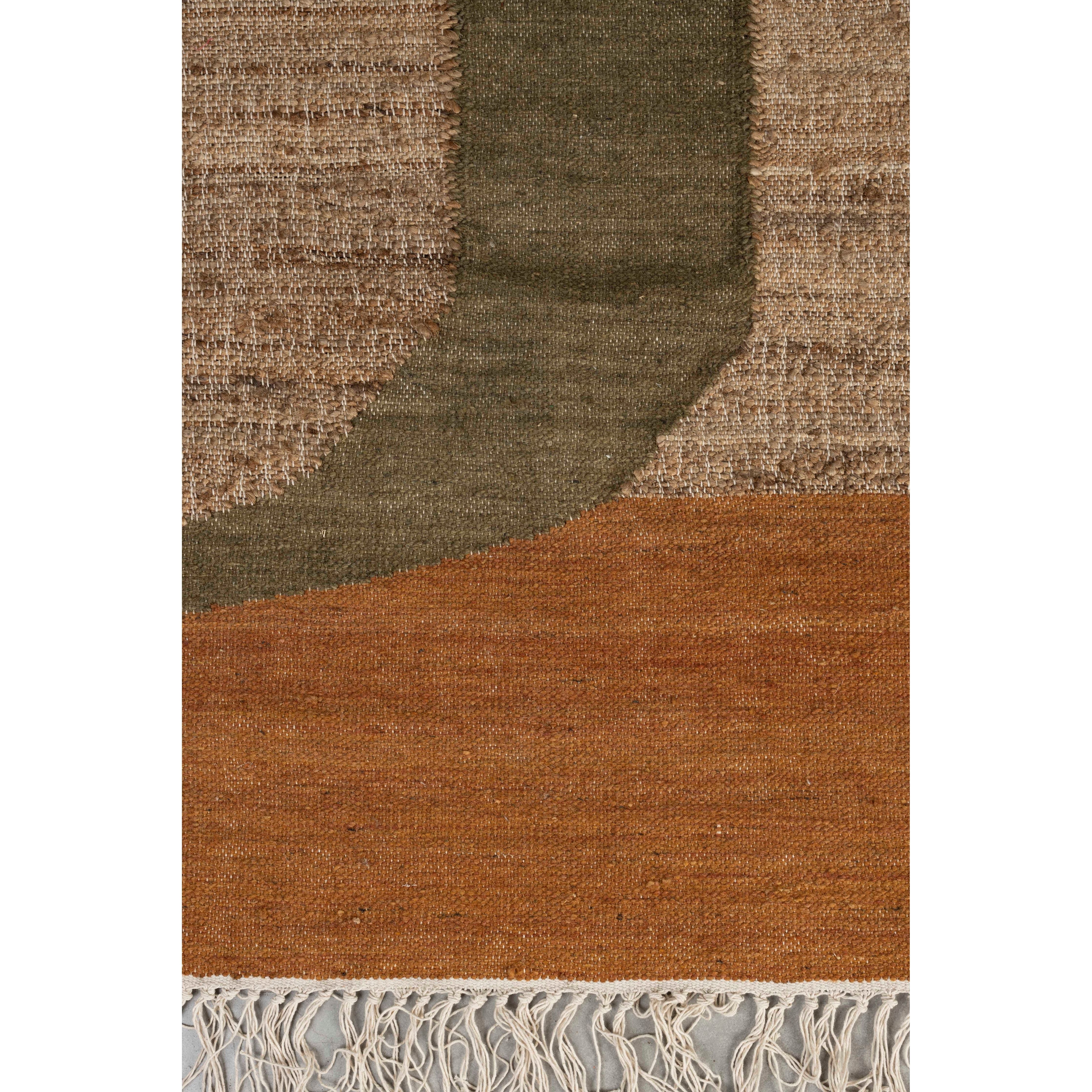 Carpet pavilion 160x230 natural green brown
