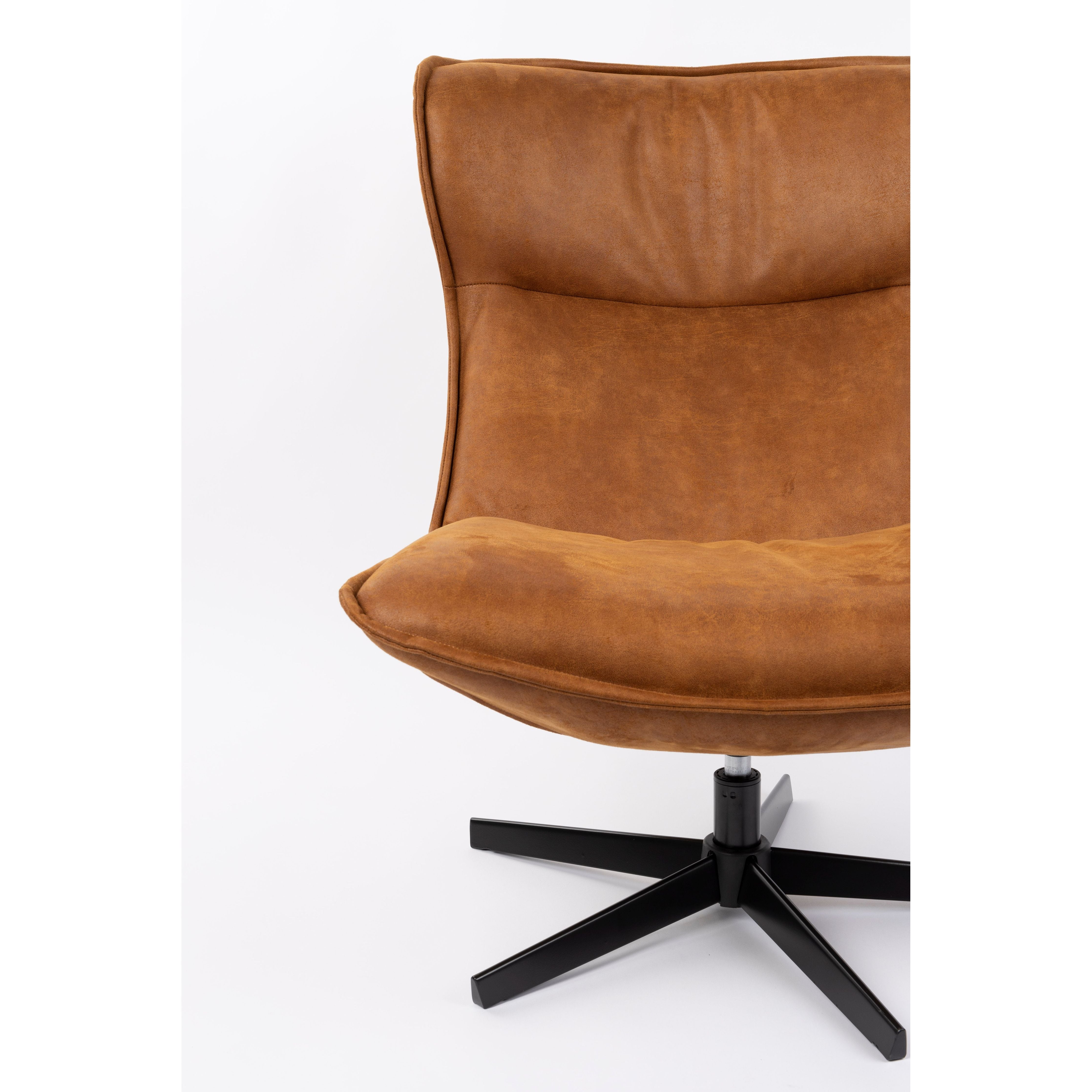 Fauteuil john cognac