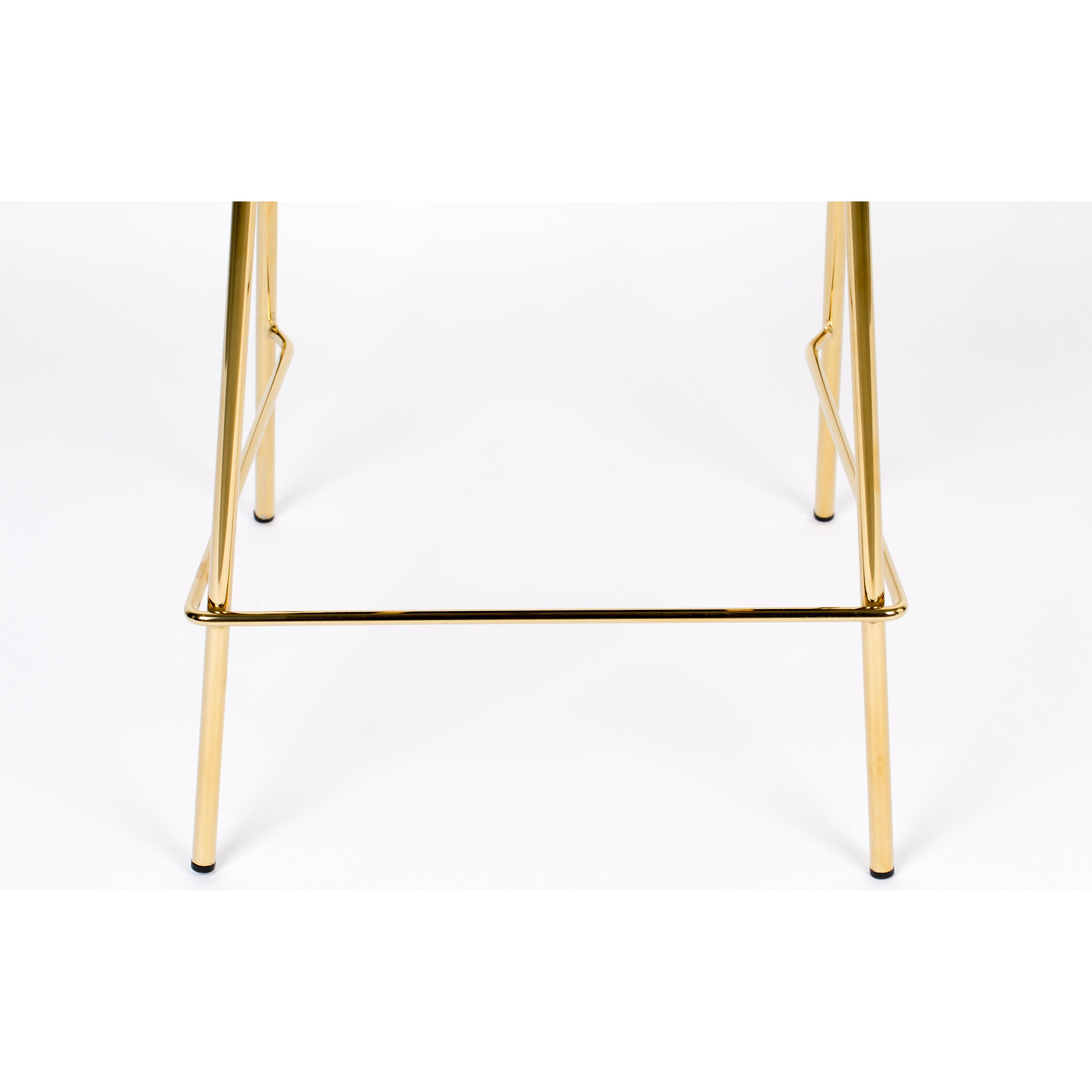 Barkruk jolien gold/dark green