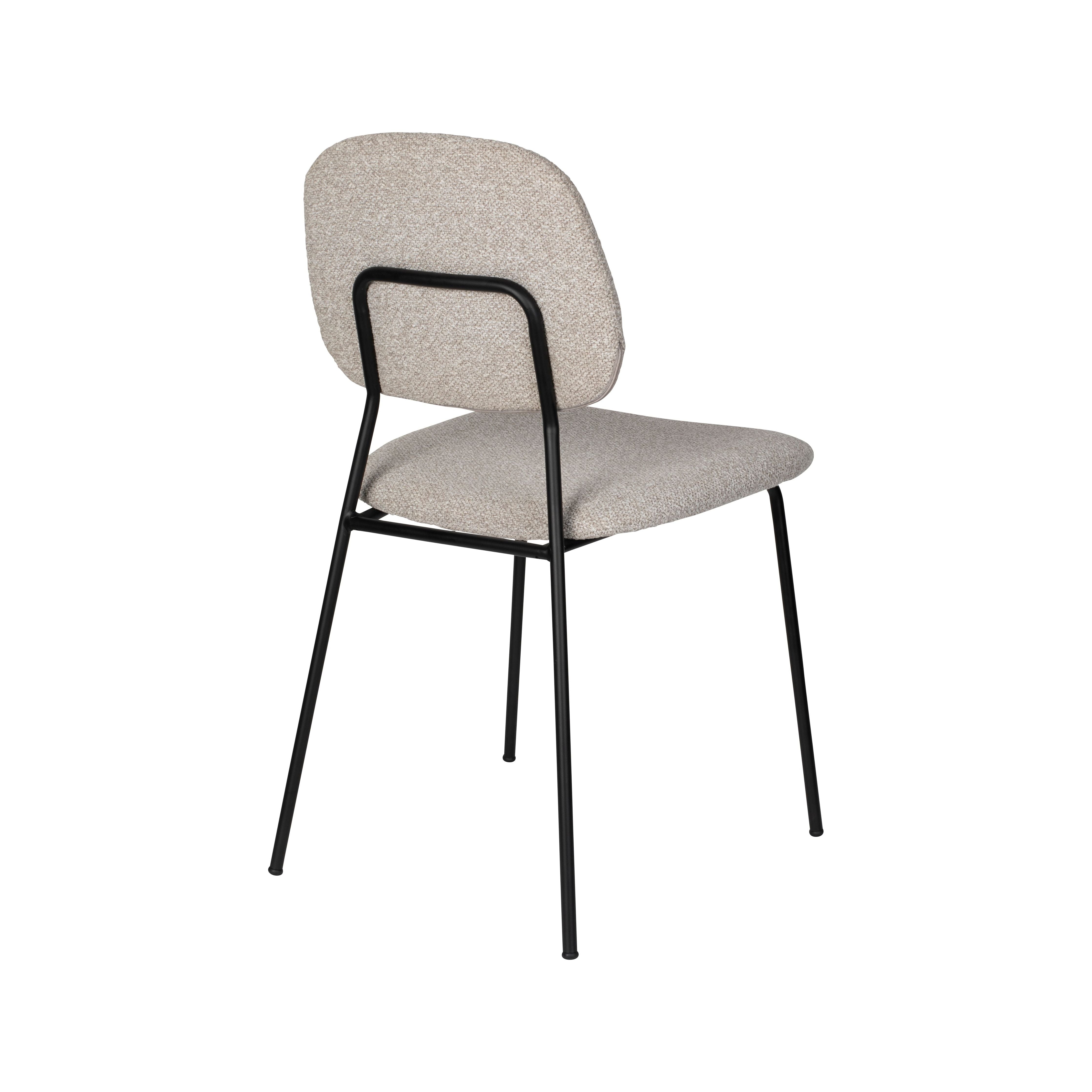 Chair rose light beige | 2 pieces