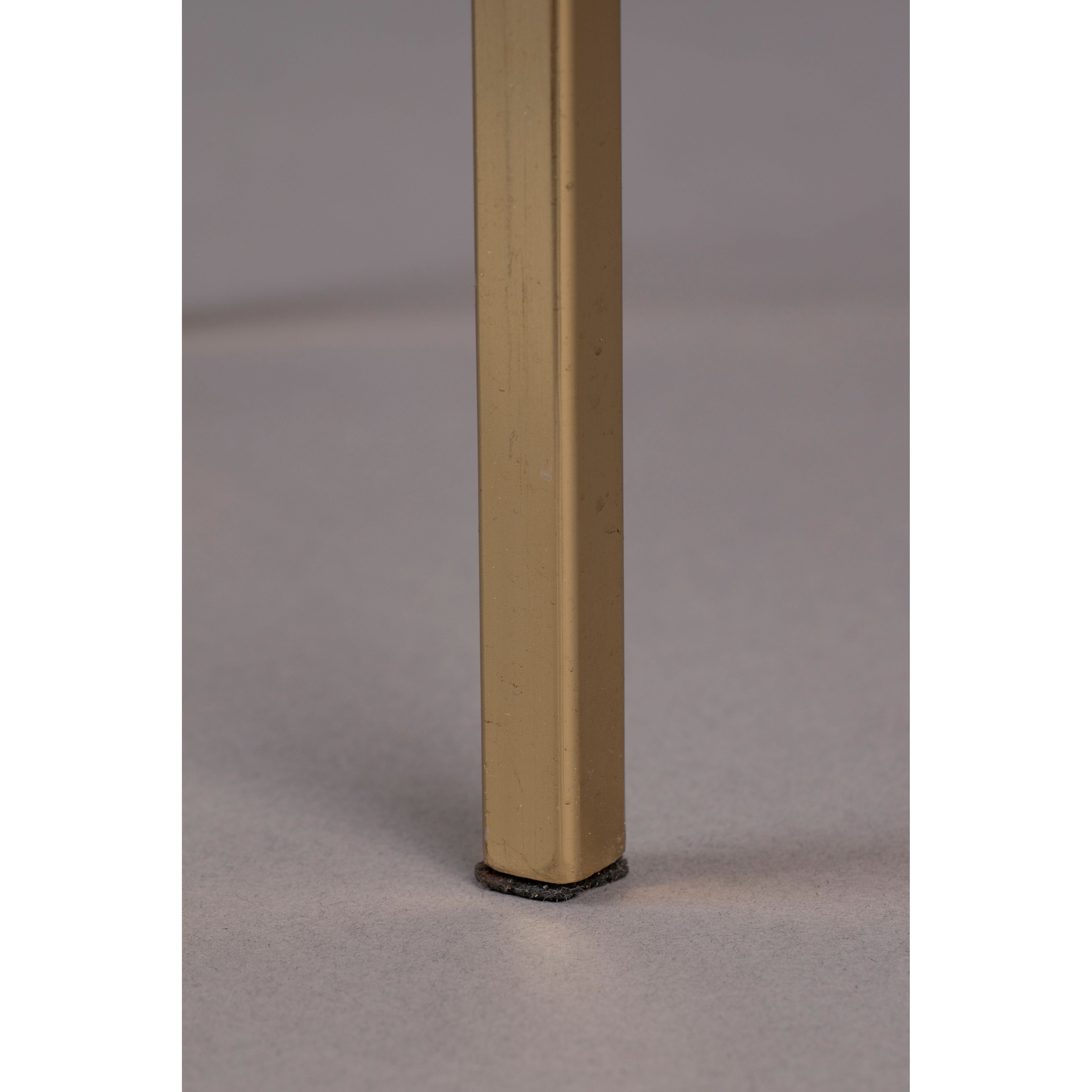 Sidetable vidrio brass