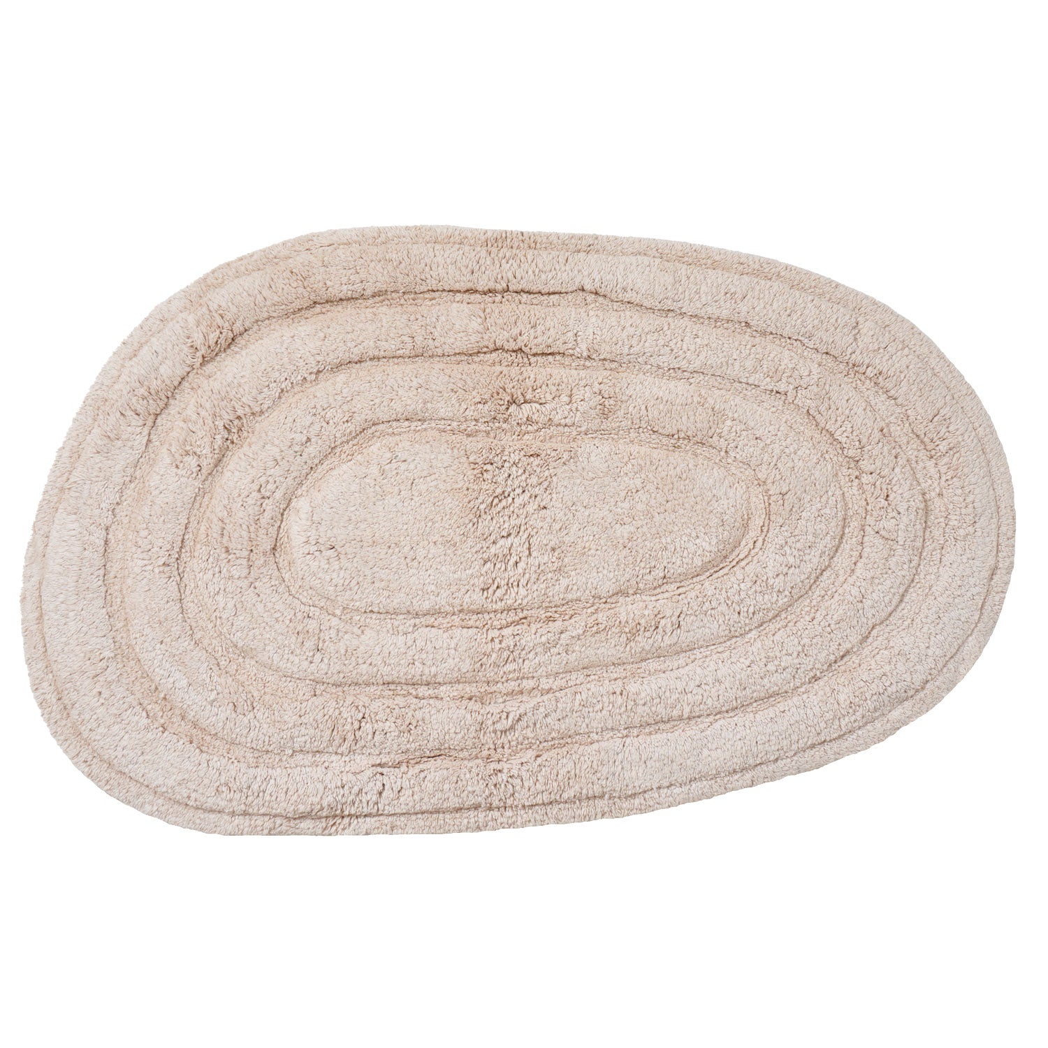 Badmat Oliver - Beige Ovaal