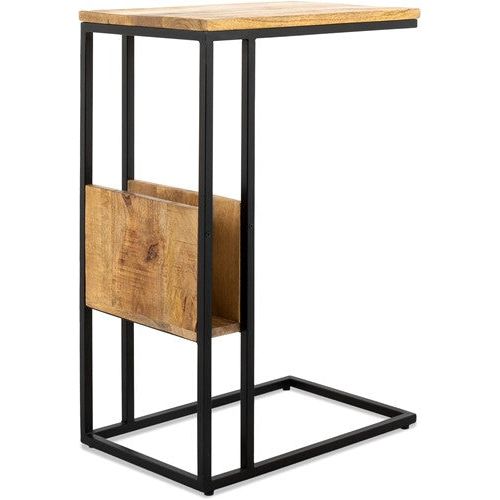 iron end table & side rack