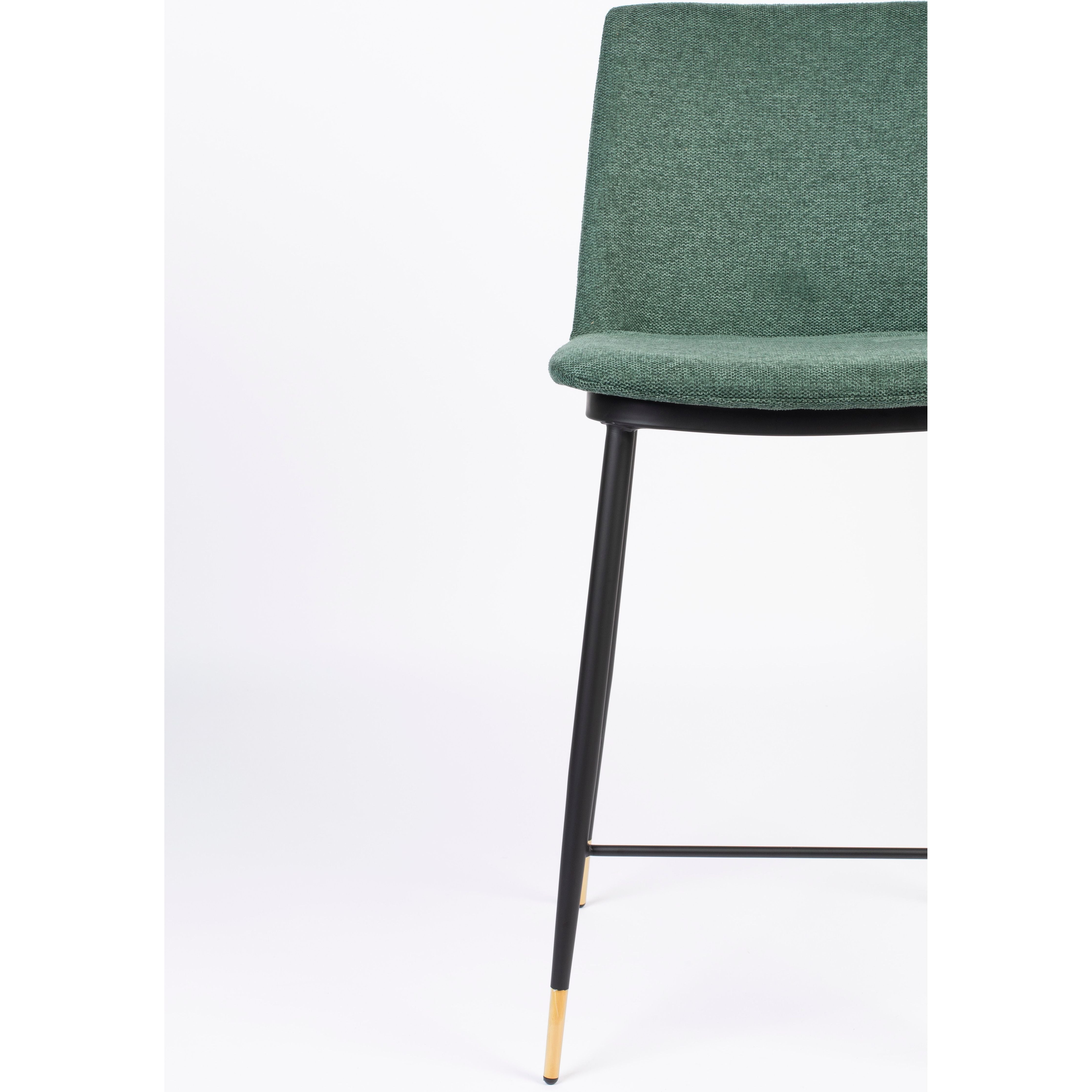 Bar stool lionel dark green