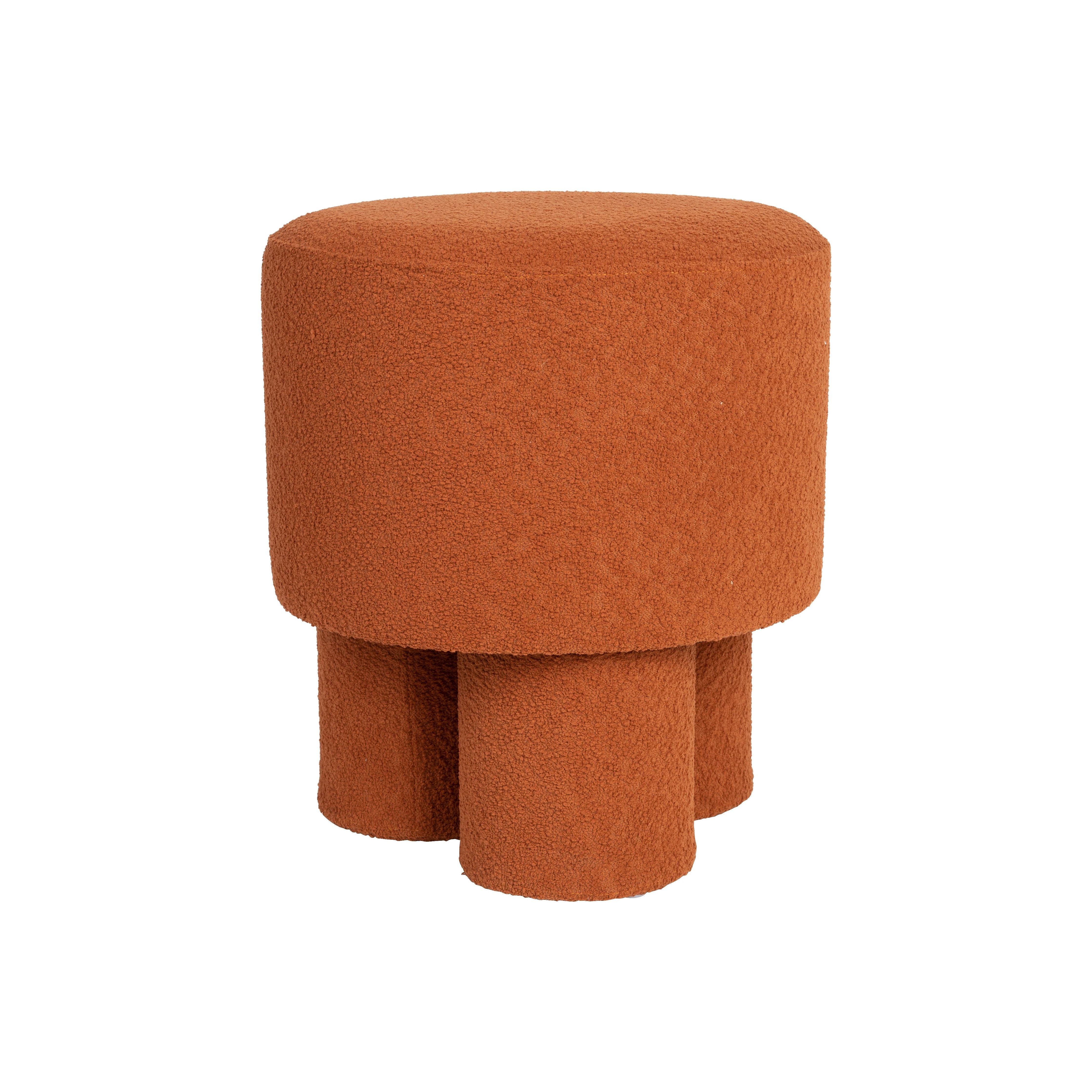 Pouf marcos red brown