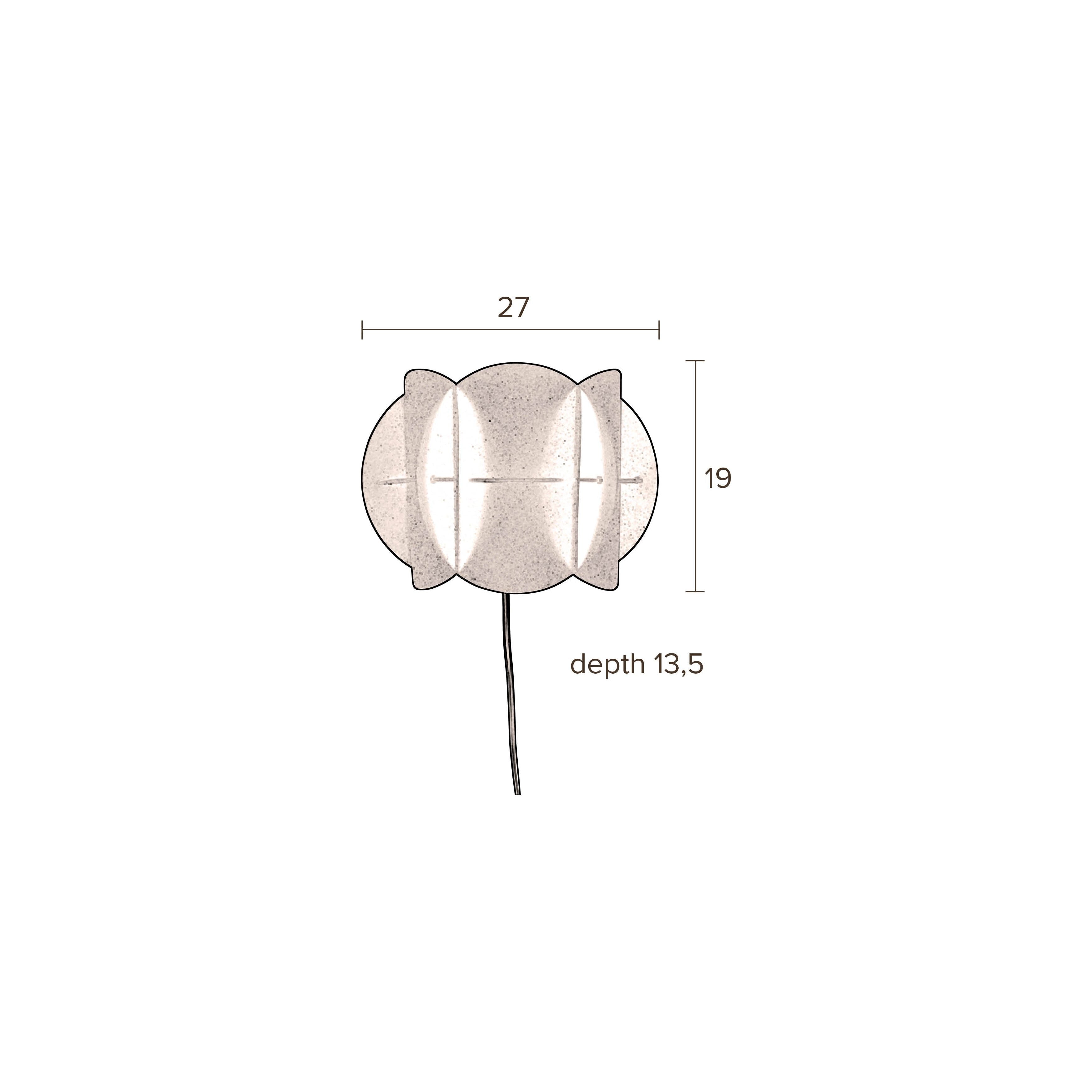 Wall lamp corridor black