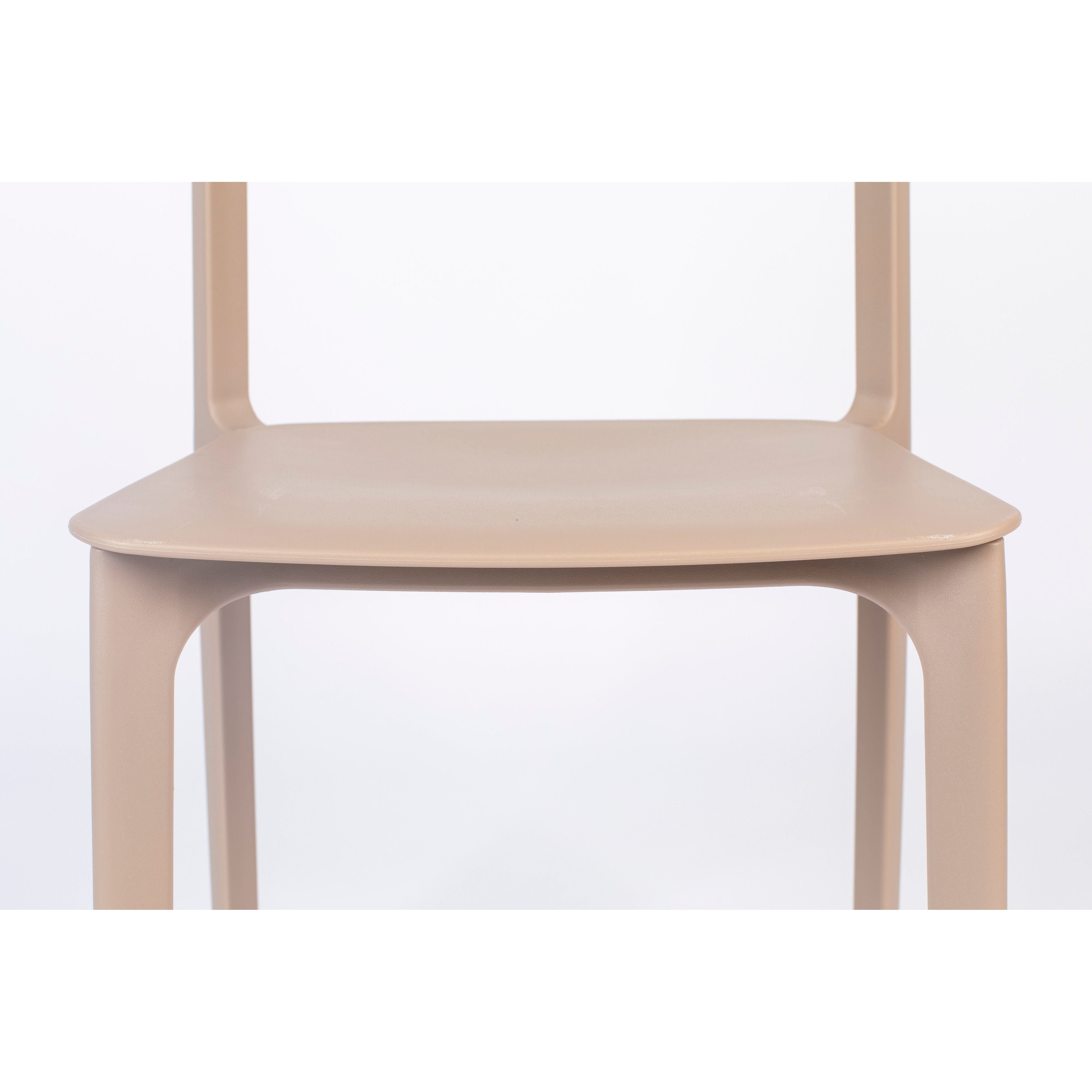 Chair clive light brown | 4 pieces