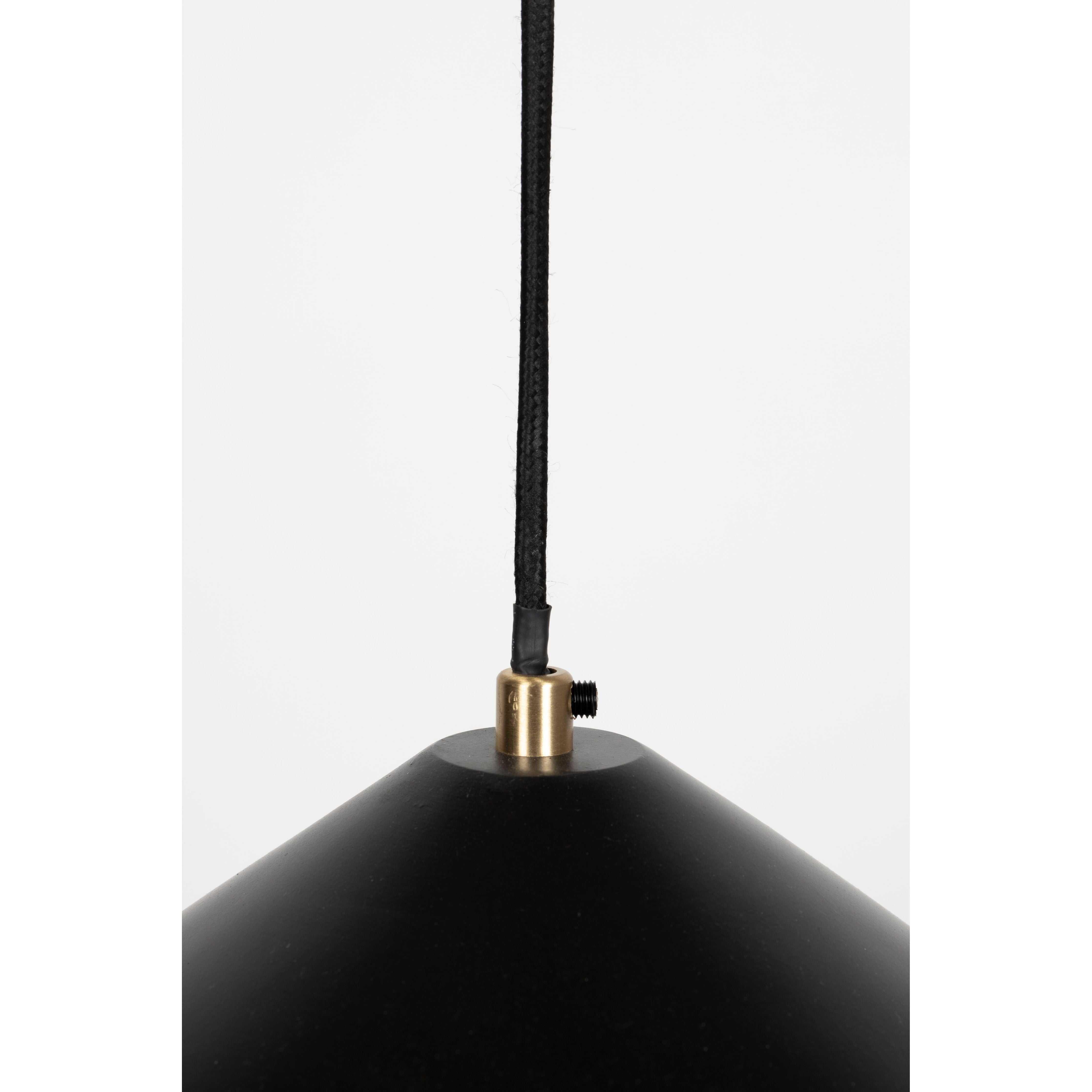 Pendant lamp aysa wide black