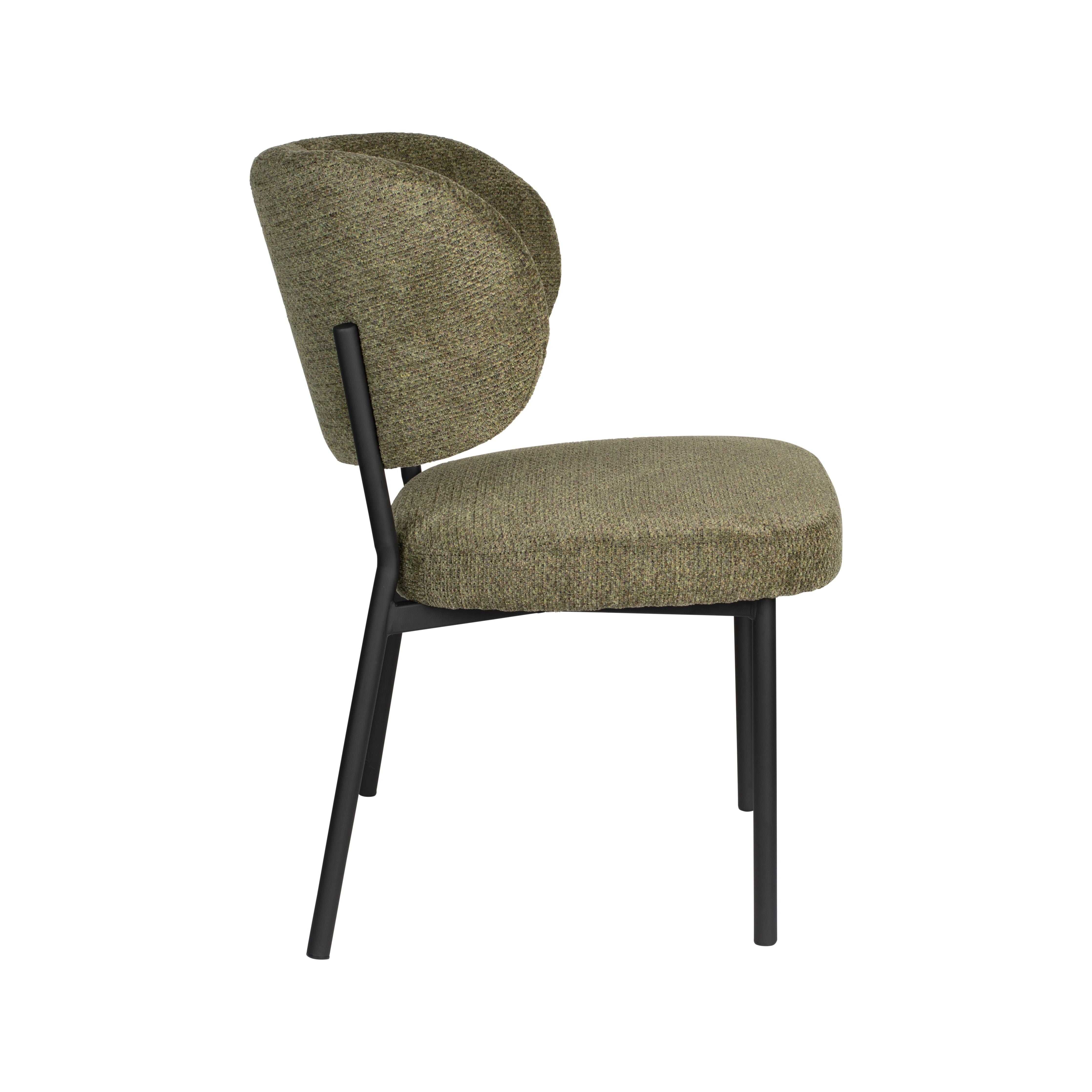 Chair sanne green gray | 2 pieces