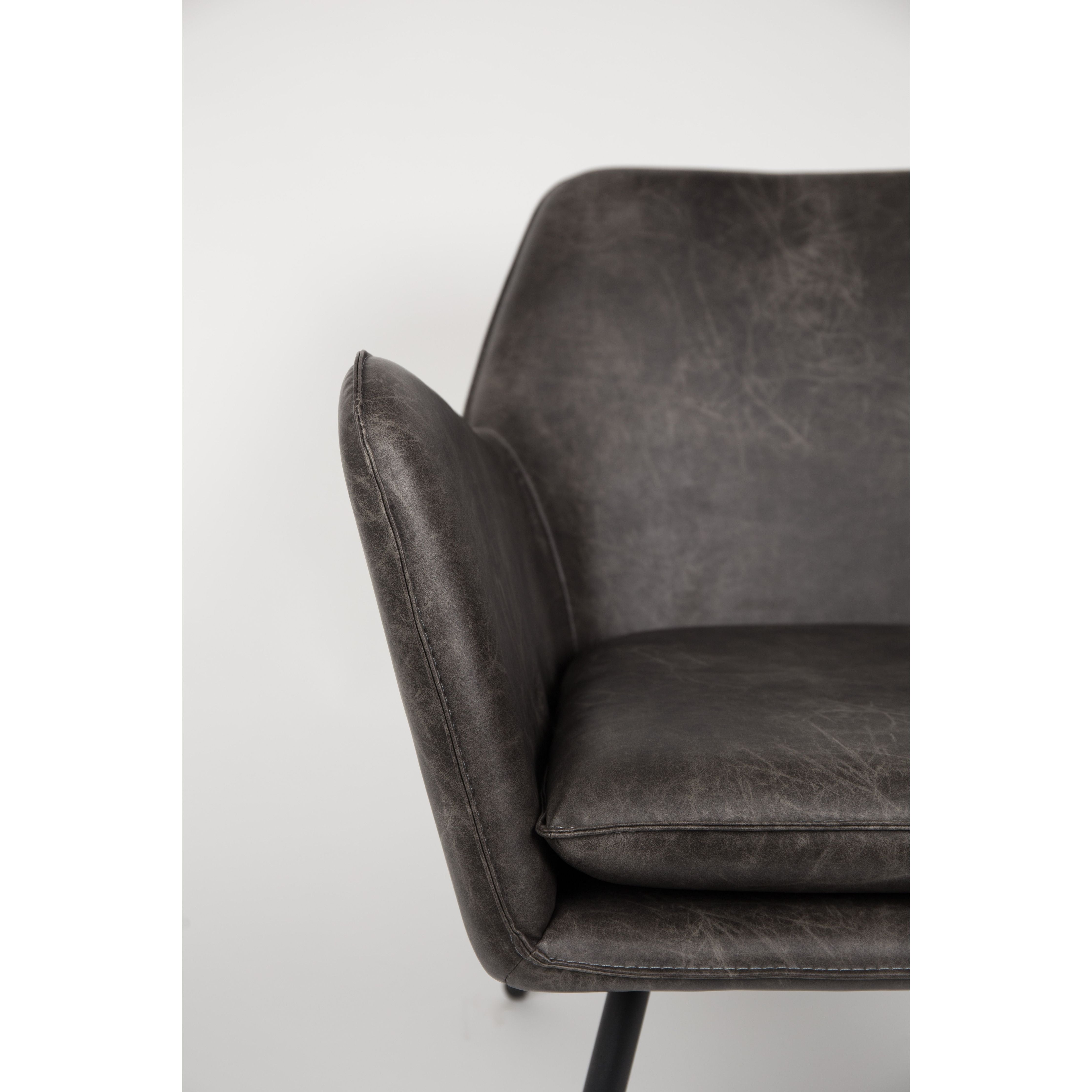 Fauteuil bon dark grey