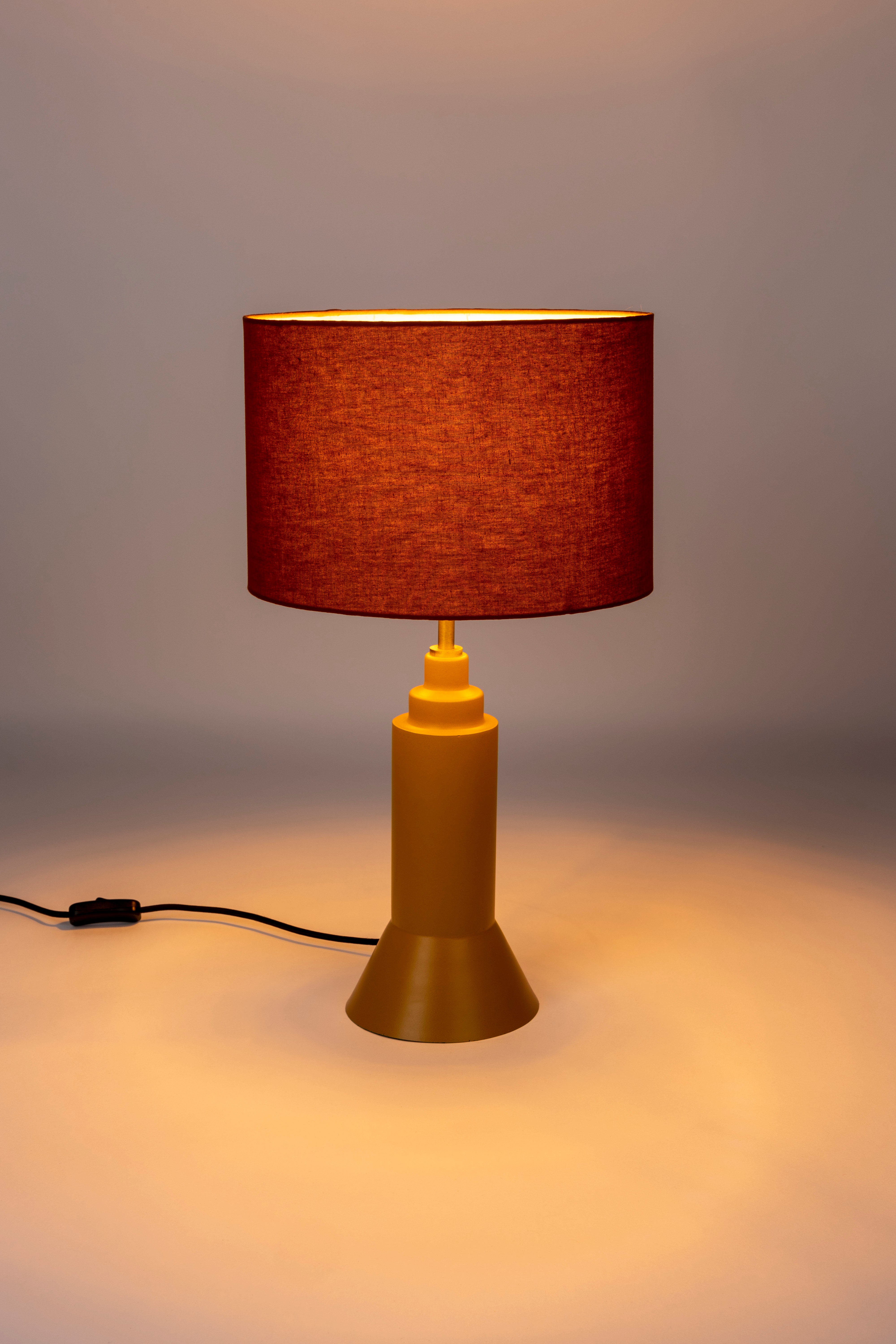 Table lamp kaja earth red