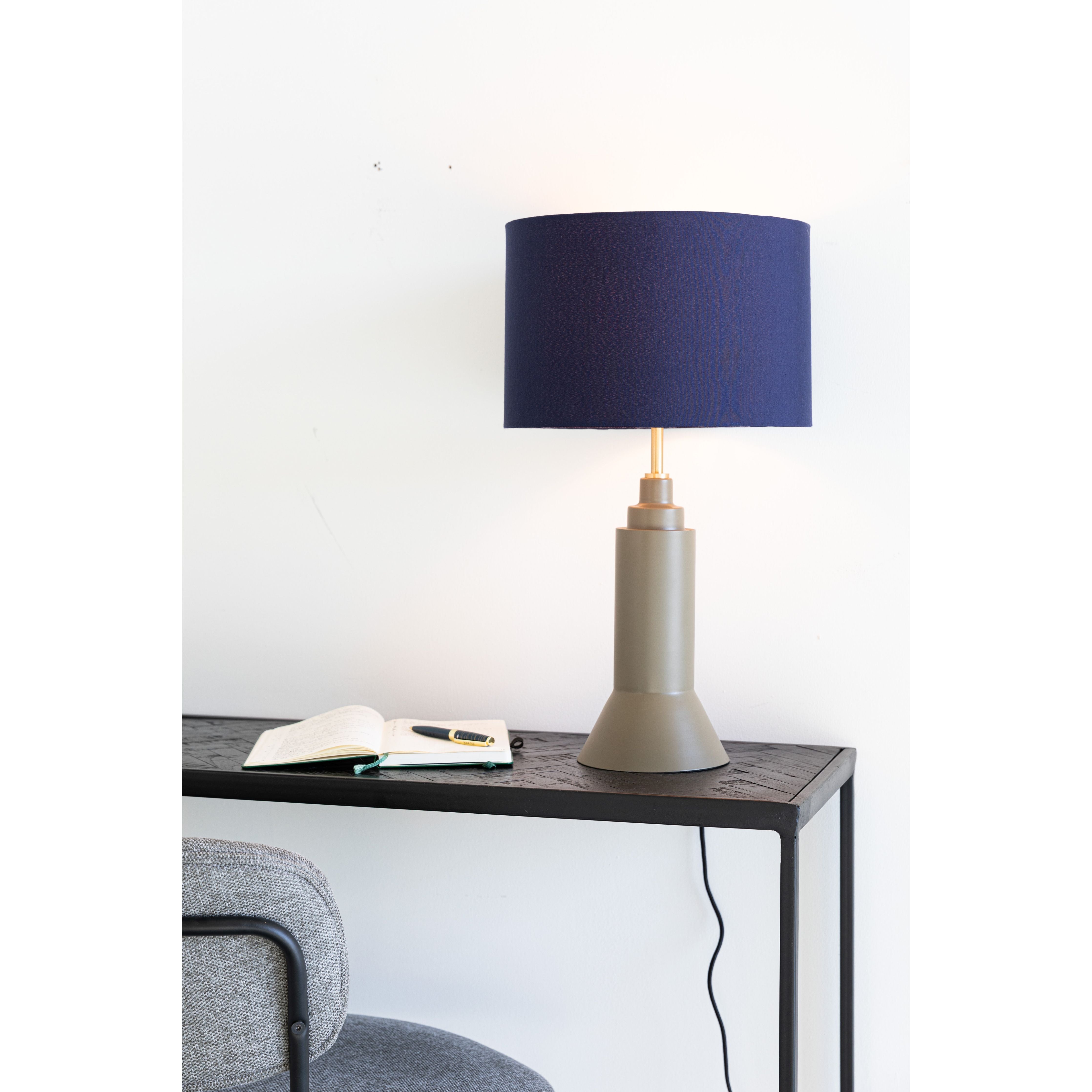 Table lamp kaja dark blue