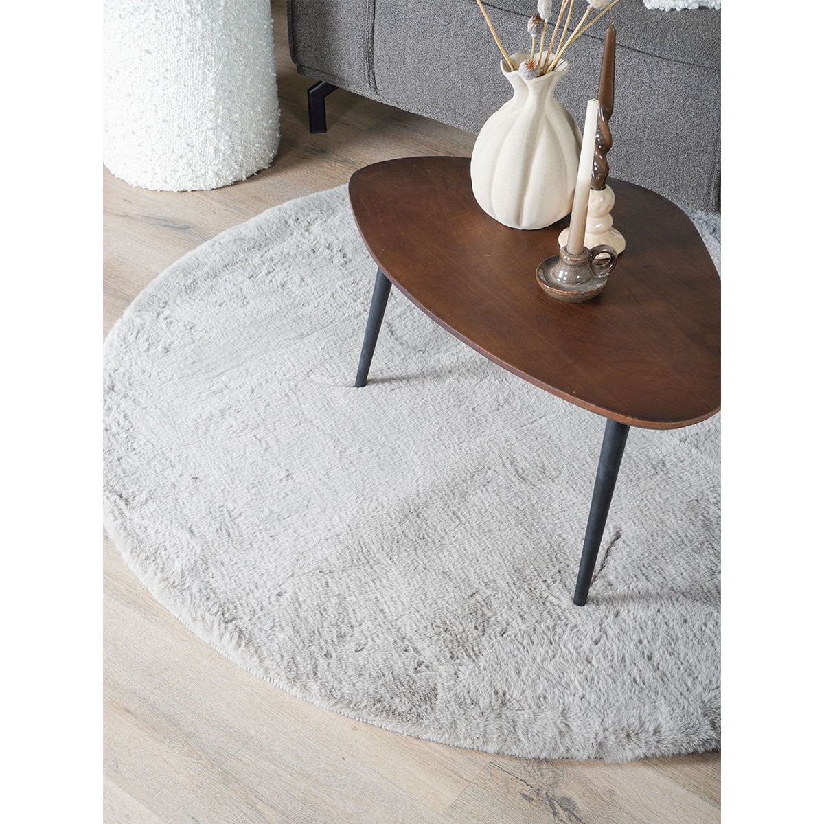 Vloerkleed Velluto Nature Rond Rond