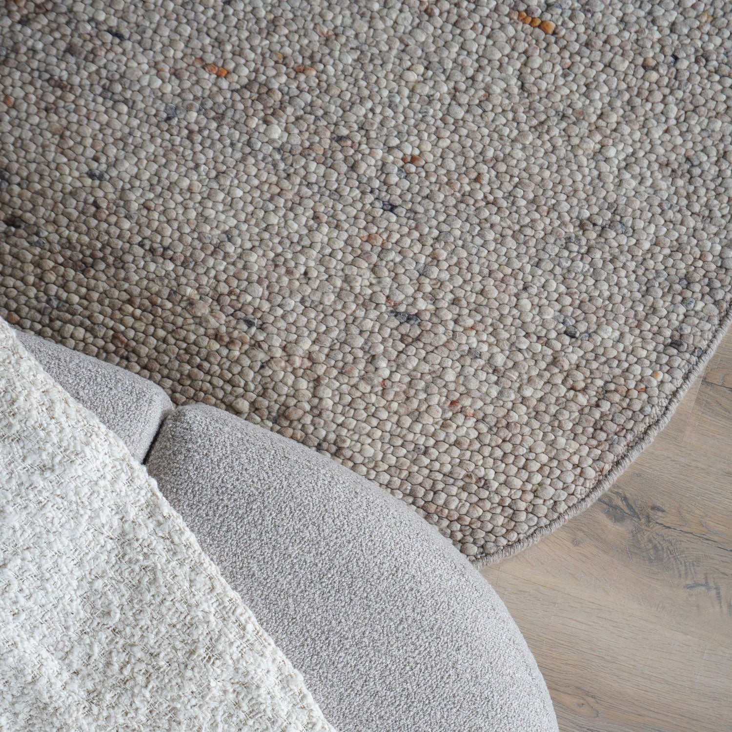 Vloerkleed Stone Donker Beige 417 - Organisch Organisch