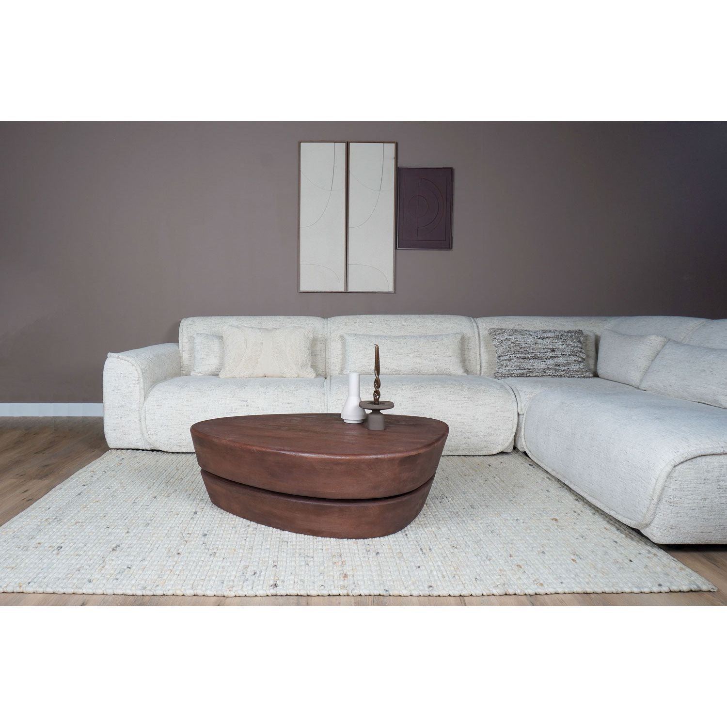 Salontafel Kiva 107 x 80 cm - Espresso Mangohout