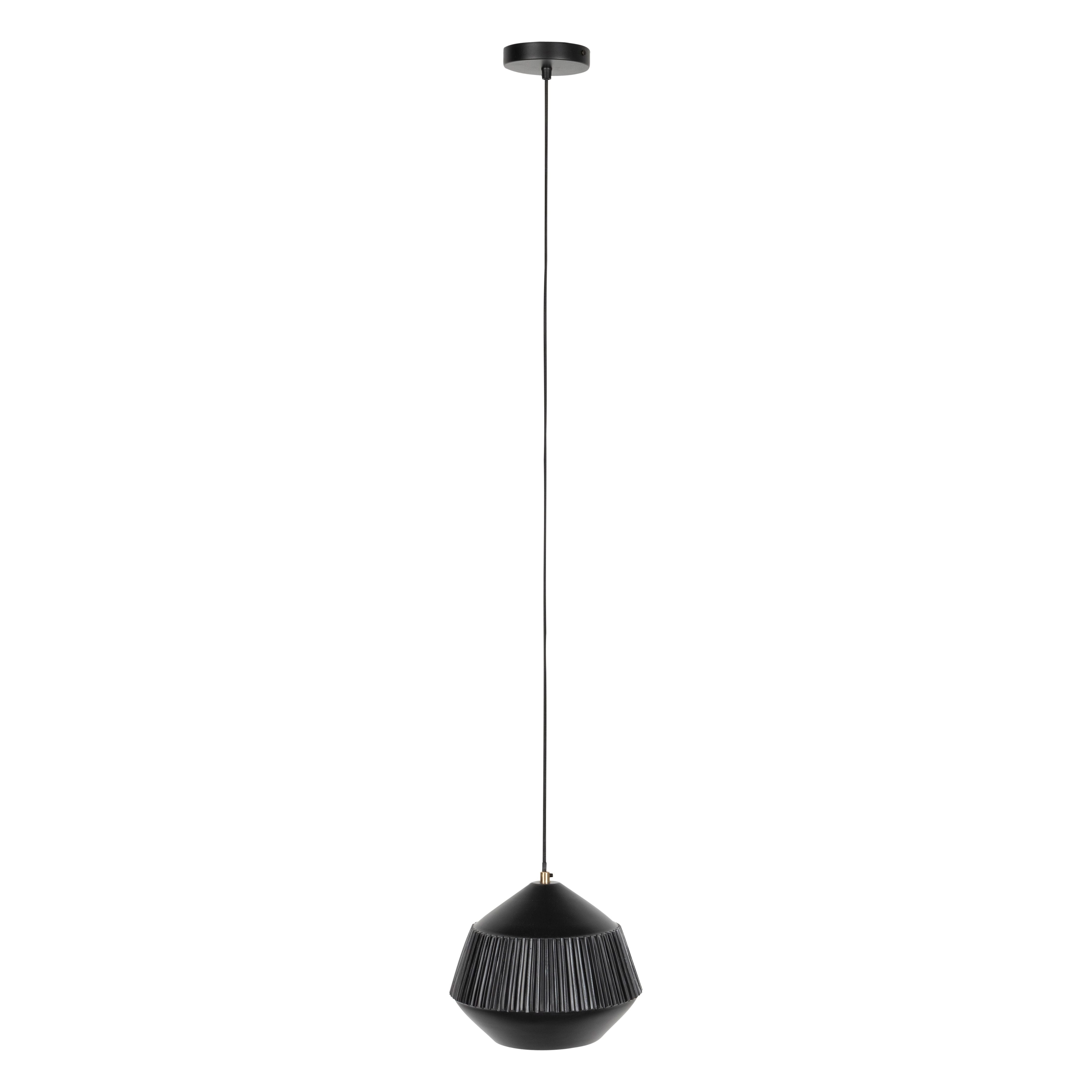 Pendant lamp aysa wide black