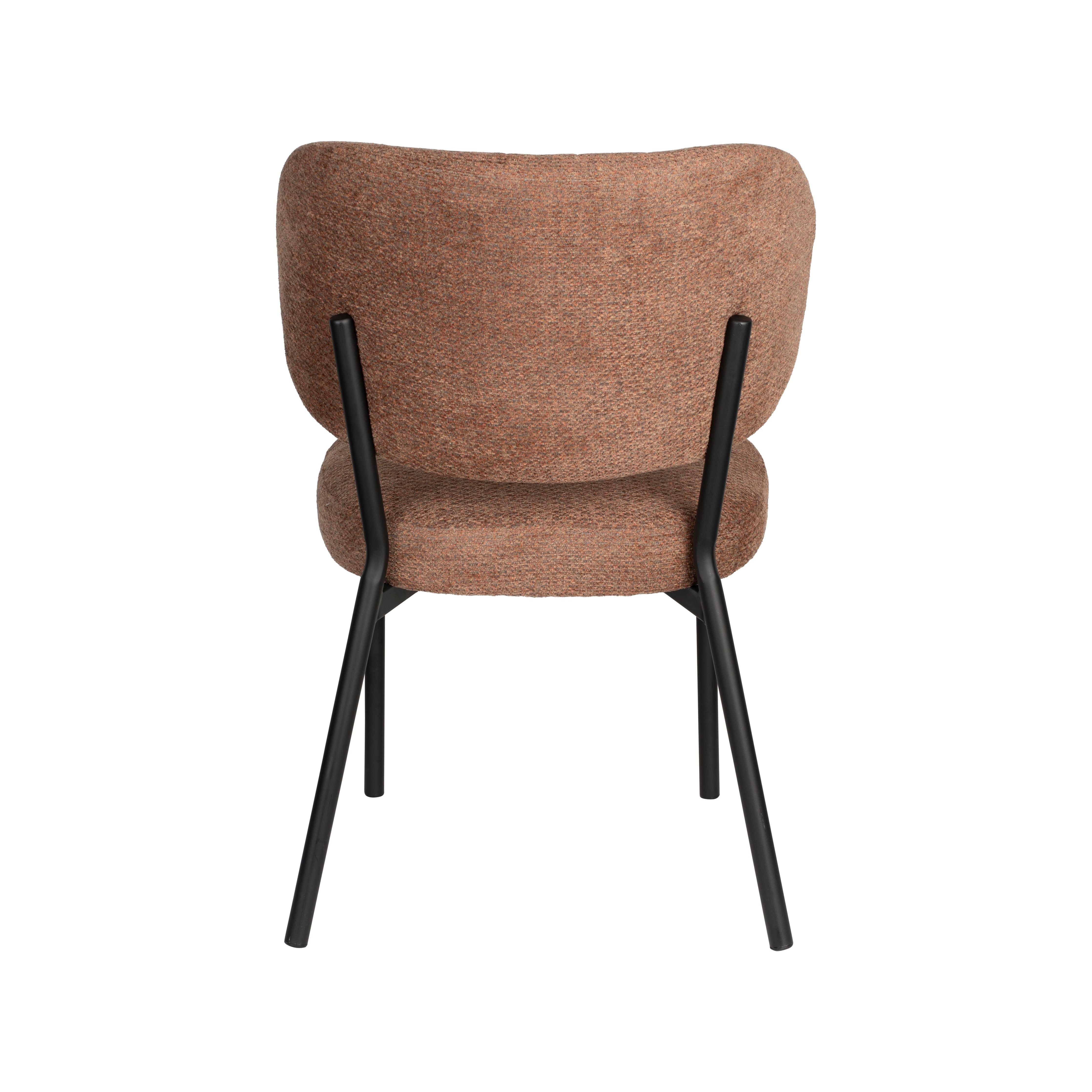 Chair sanne orange grey