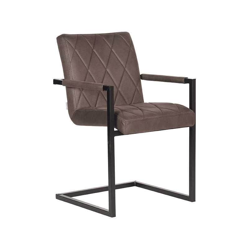 LABEL51 Dining room chair Denmark - Anthracite - Microfiber |