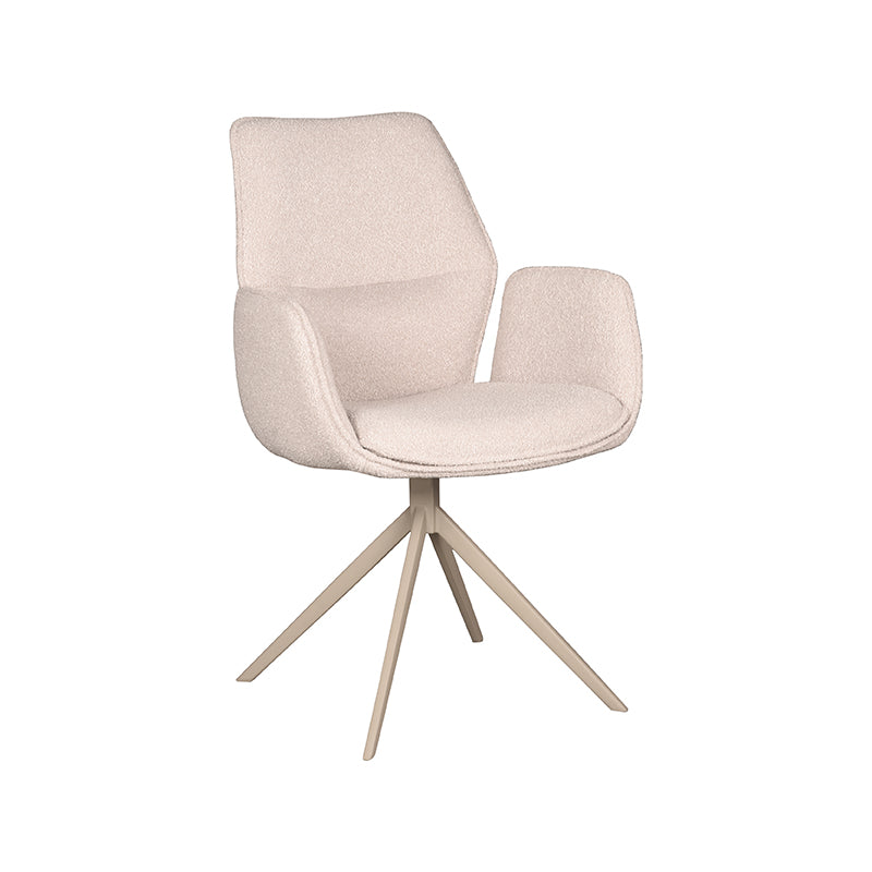 LABEL51 Dining room chair Mellow - Natural - Boucle - Taupe