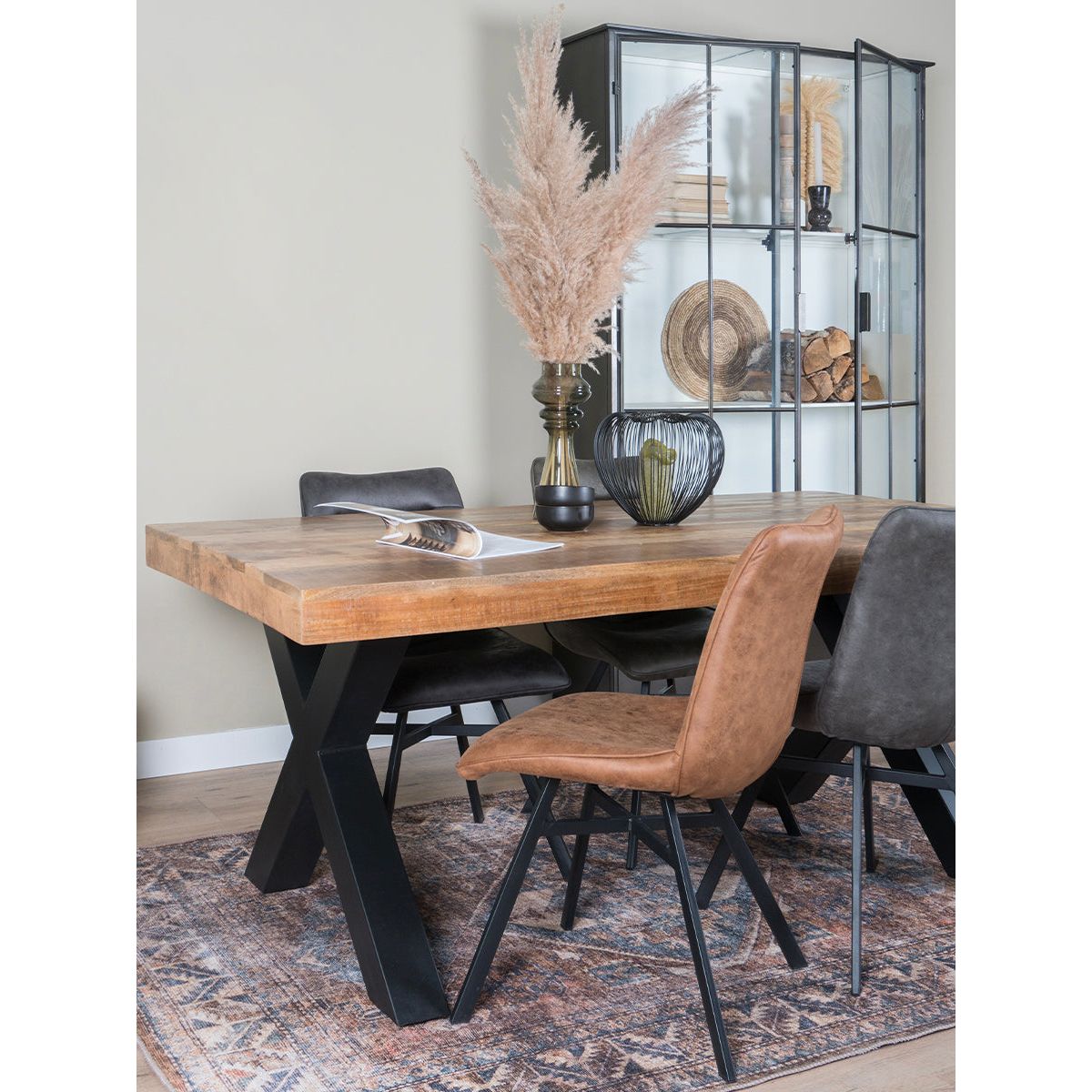 Eettafel Deks 180 cm - X-poot