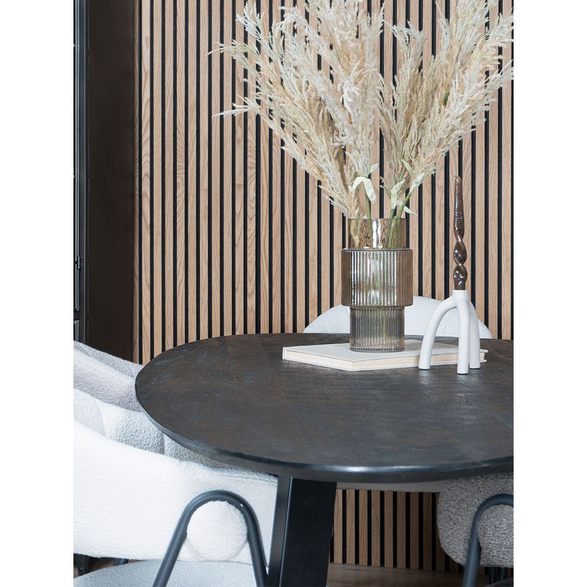 Eettafel Tinus Zwart Ovaal