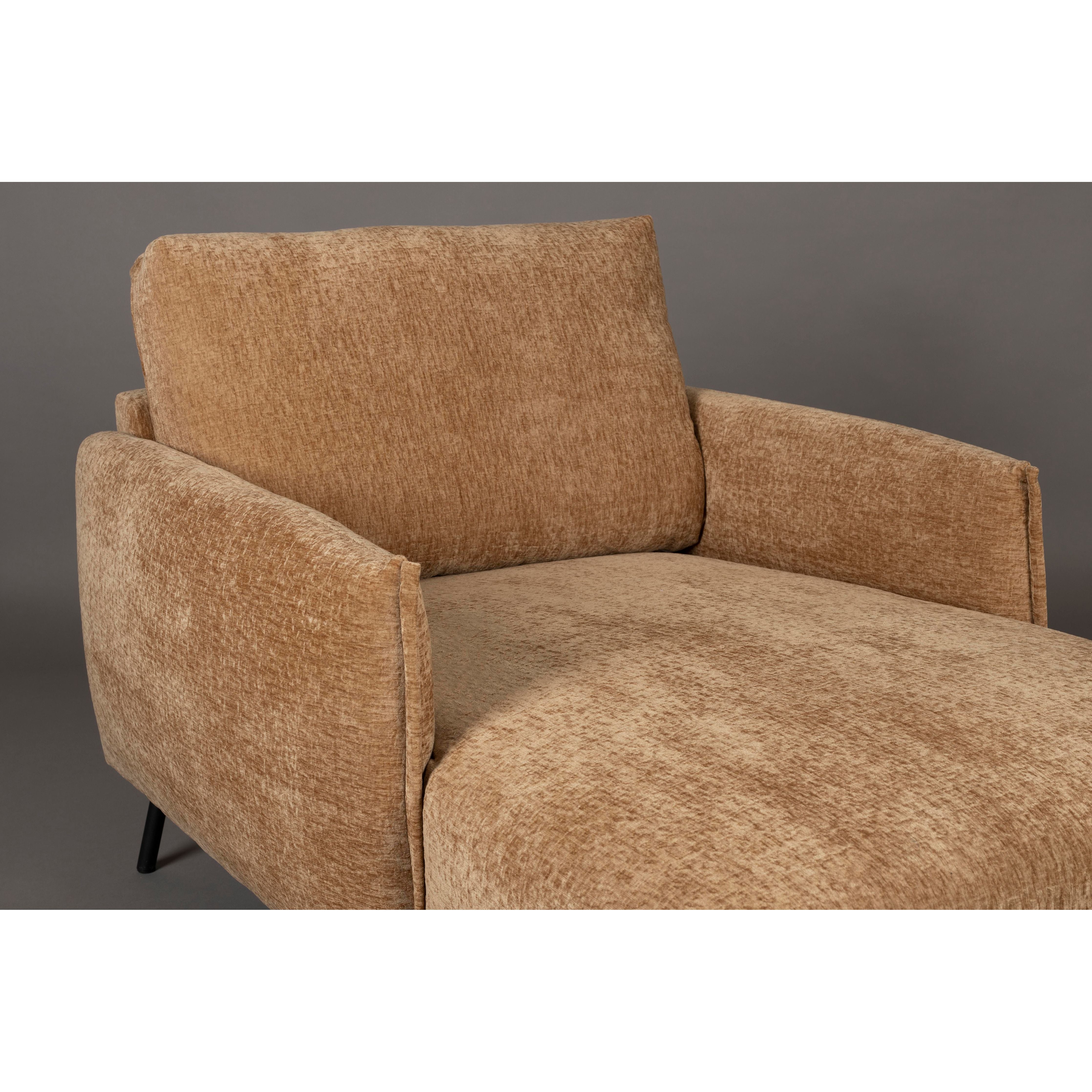 Chaise longue harper camel