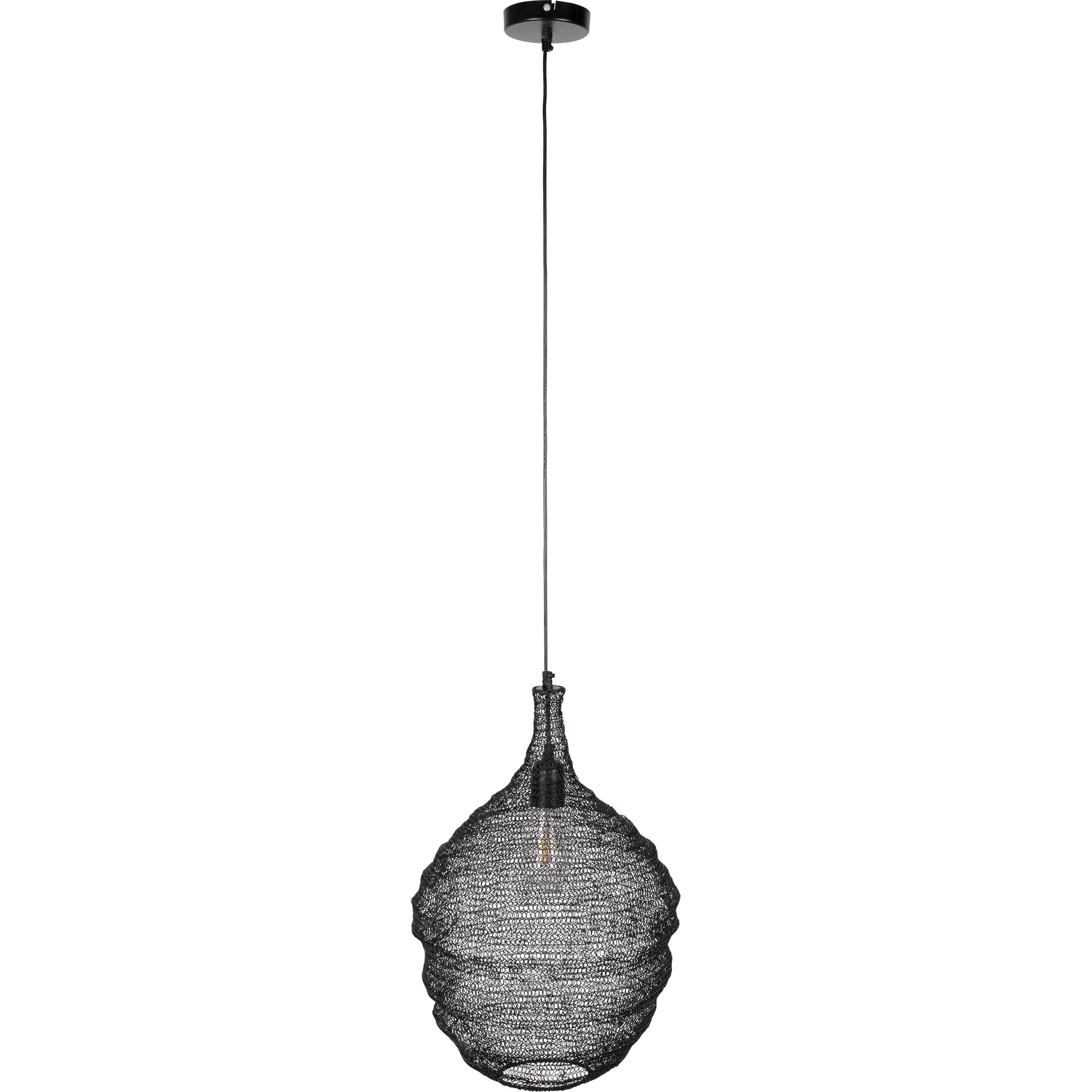 Pendant lamp lena m black