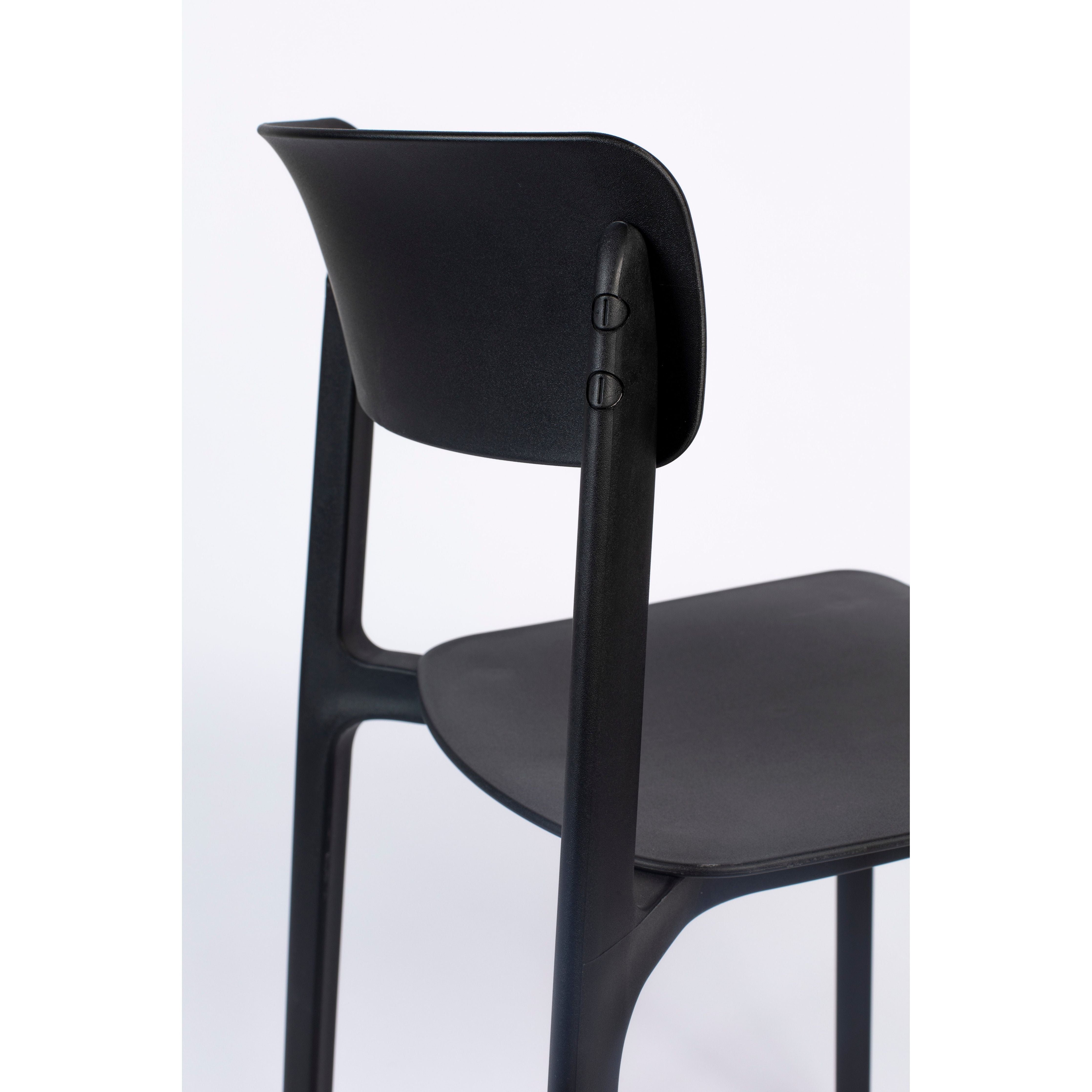 Chair clive black | 4 pieces