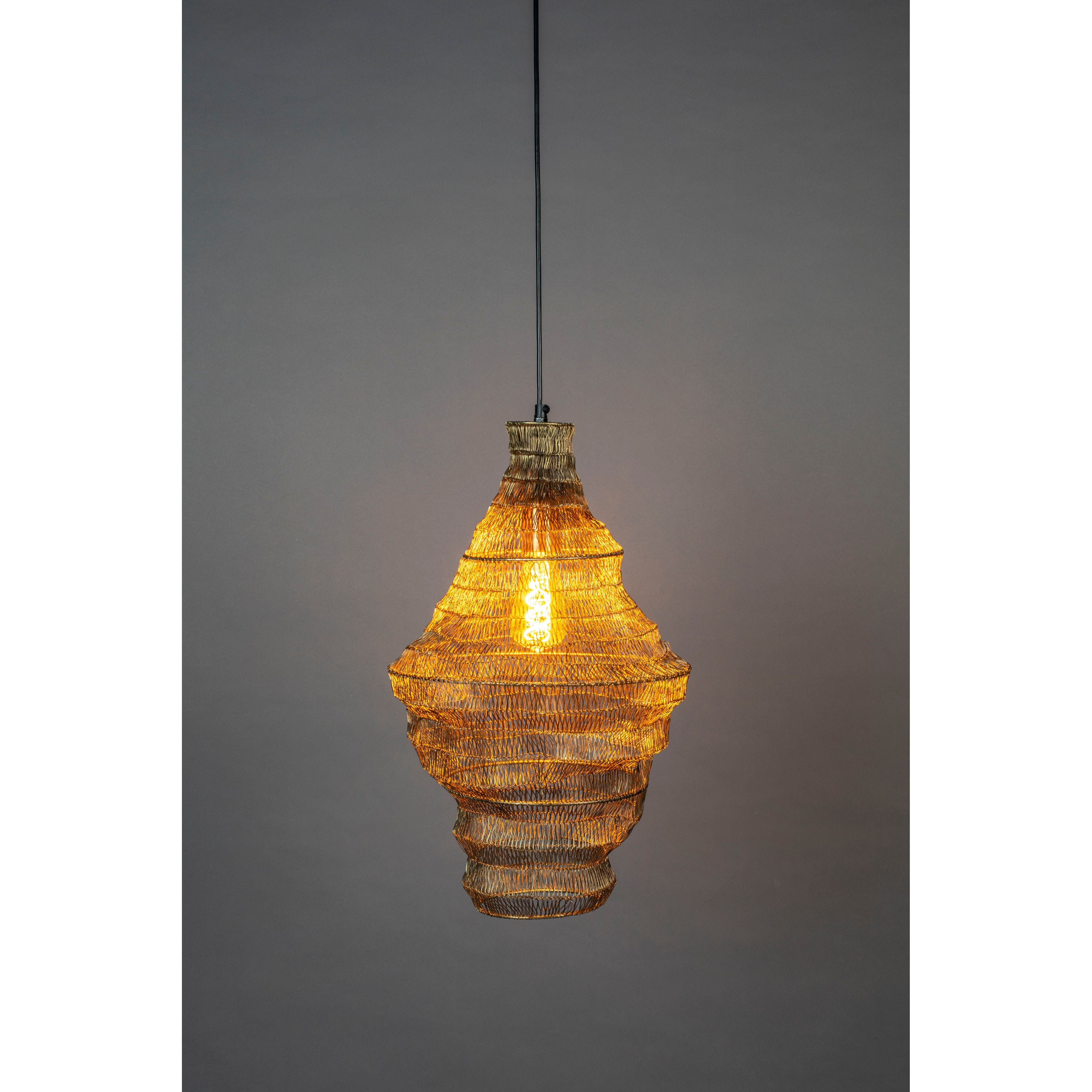 Pendant lamp luca m brass