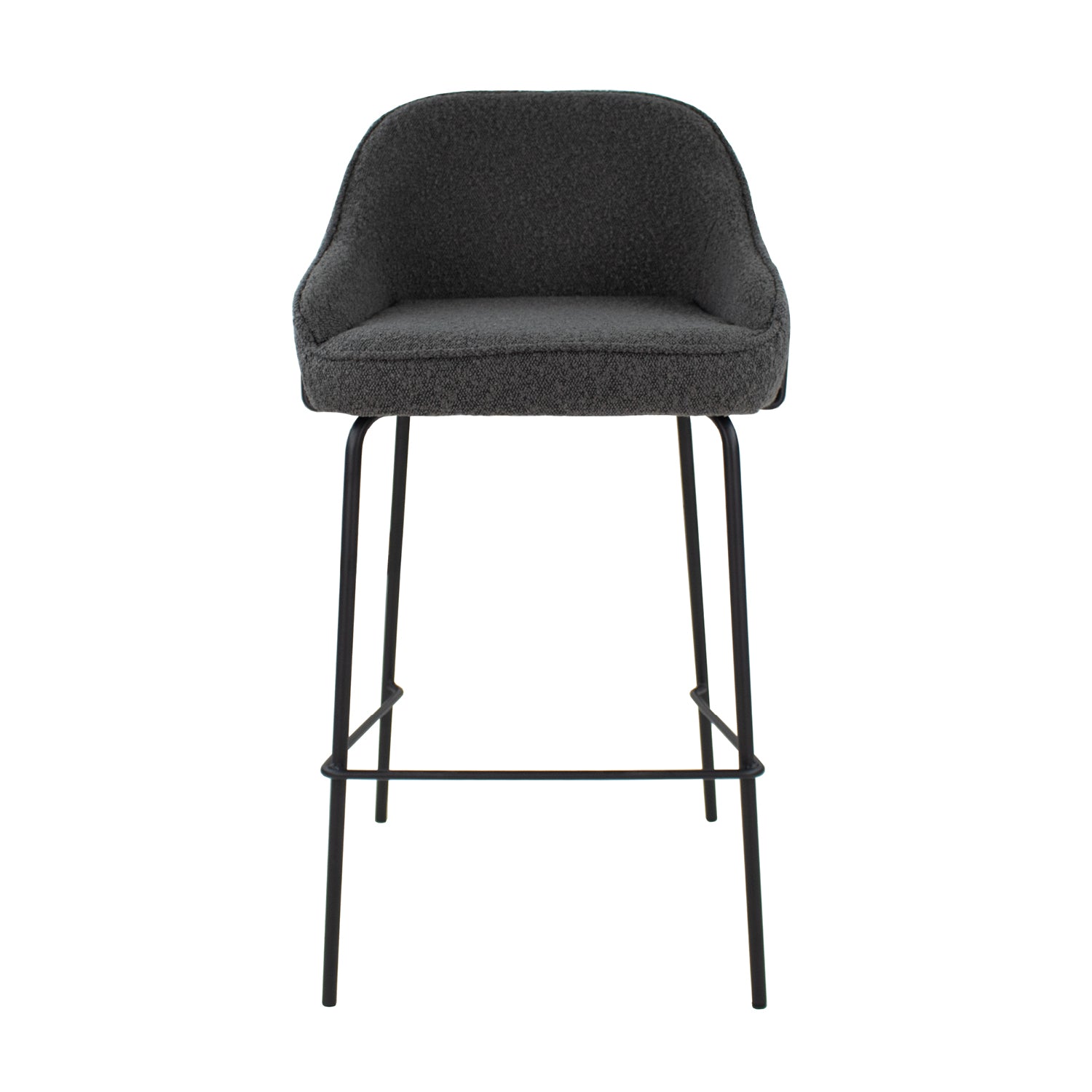 Kick bar stool Sepp - Bouclé