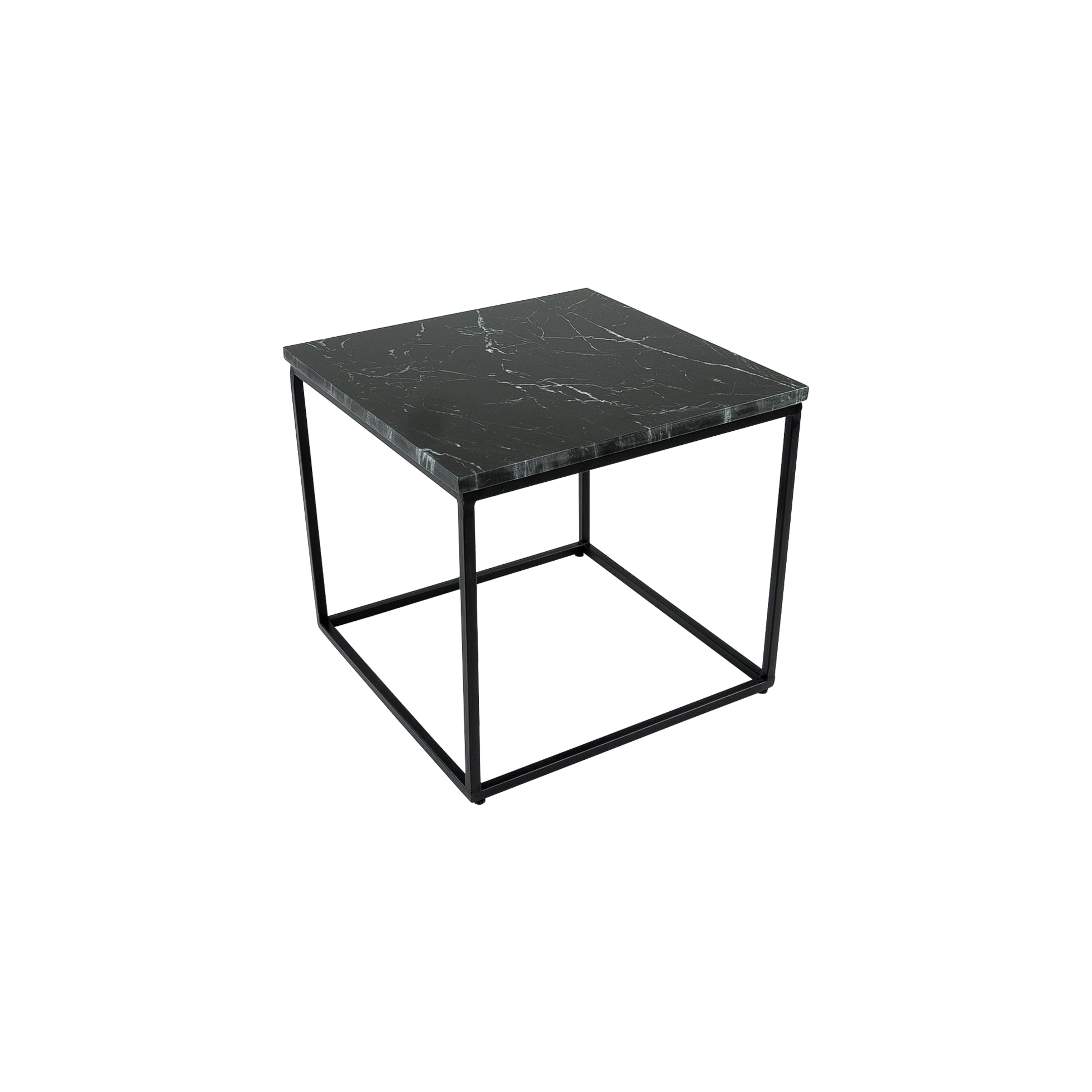 Kick side table Marble 50x50cm