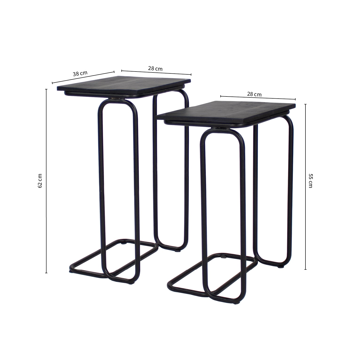 Kick side table Noah set of 2